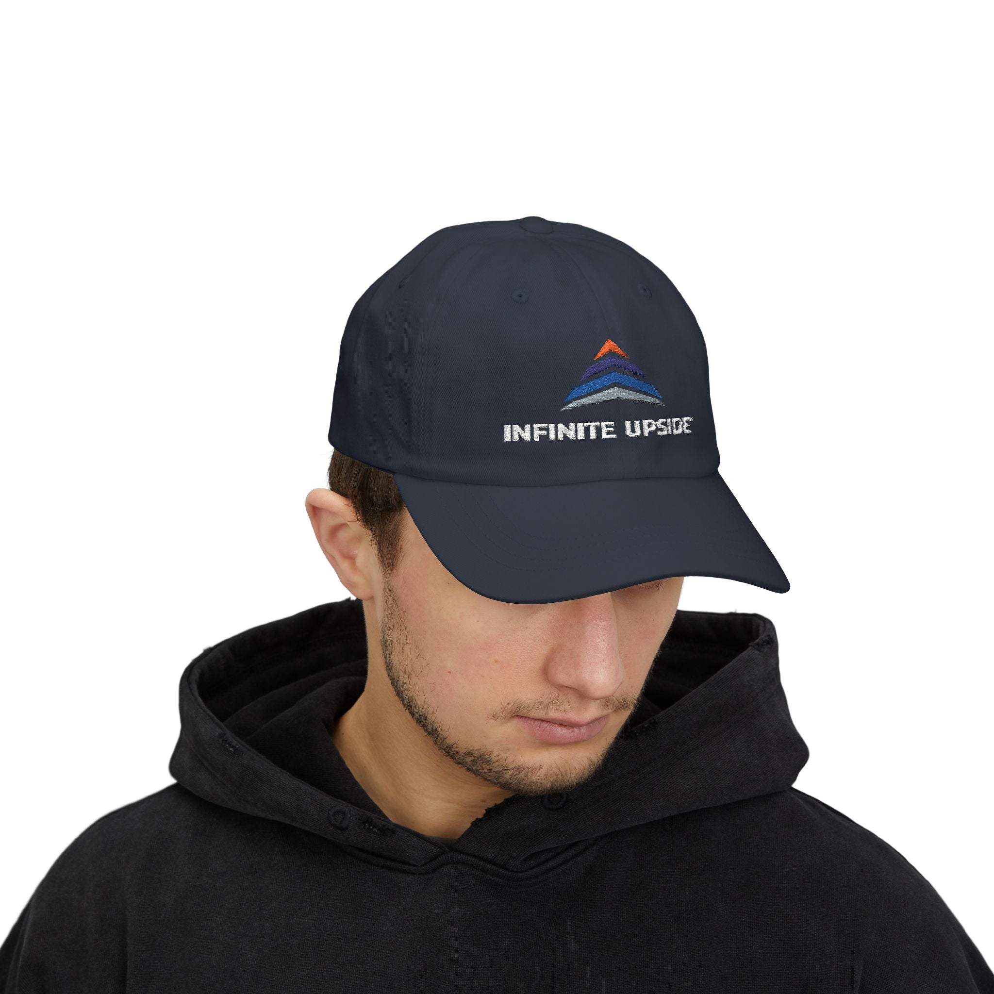 Infinite Upside™ Dad Cap — Embroidered Logo Baseball Hat