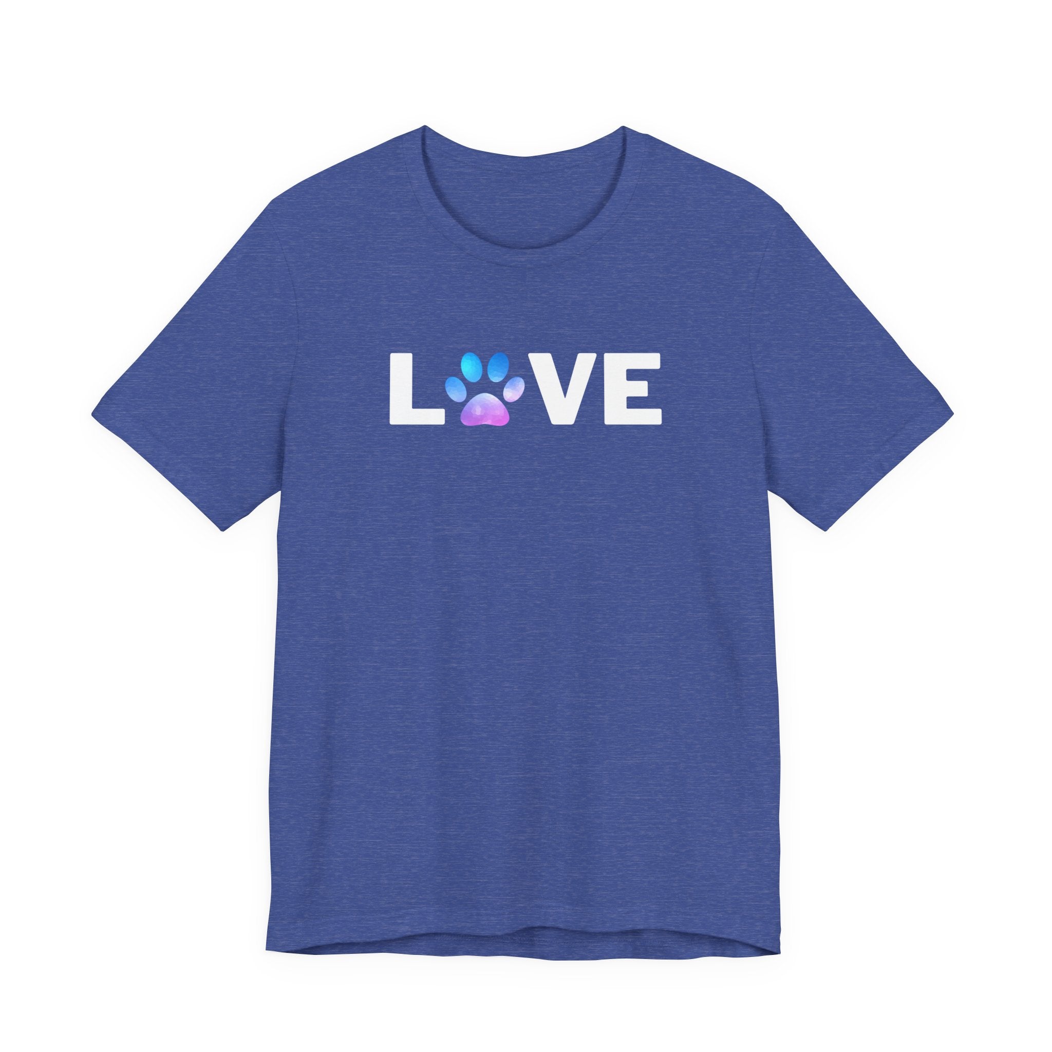 Cute Watercolor Paw Print Unisex Tee - Perfect for Pet Lovers