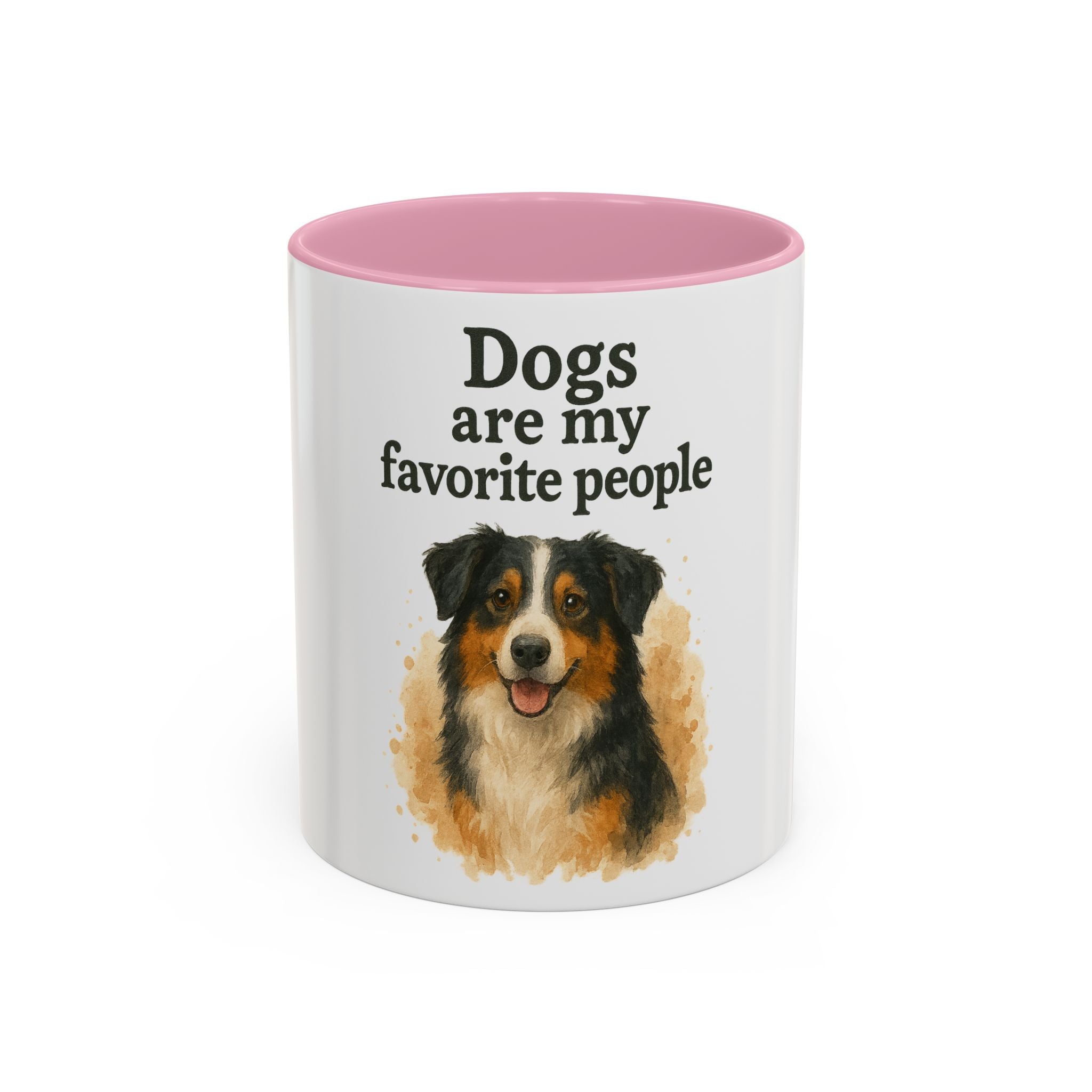 Dog Lovers Colorful Mug - "Dogs are my favorite people" - 11oz