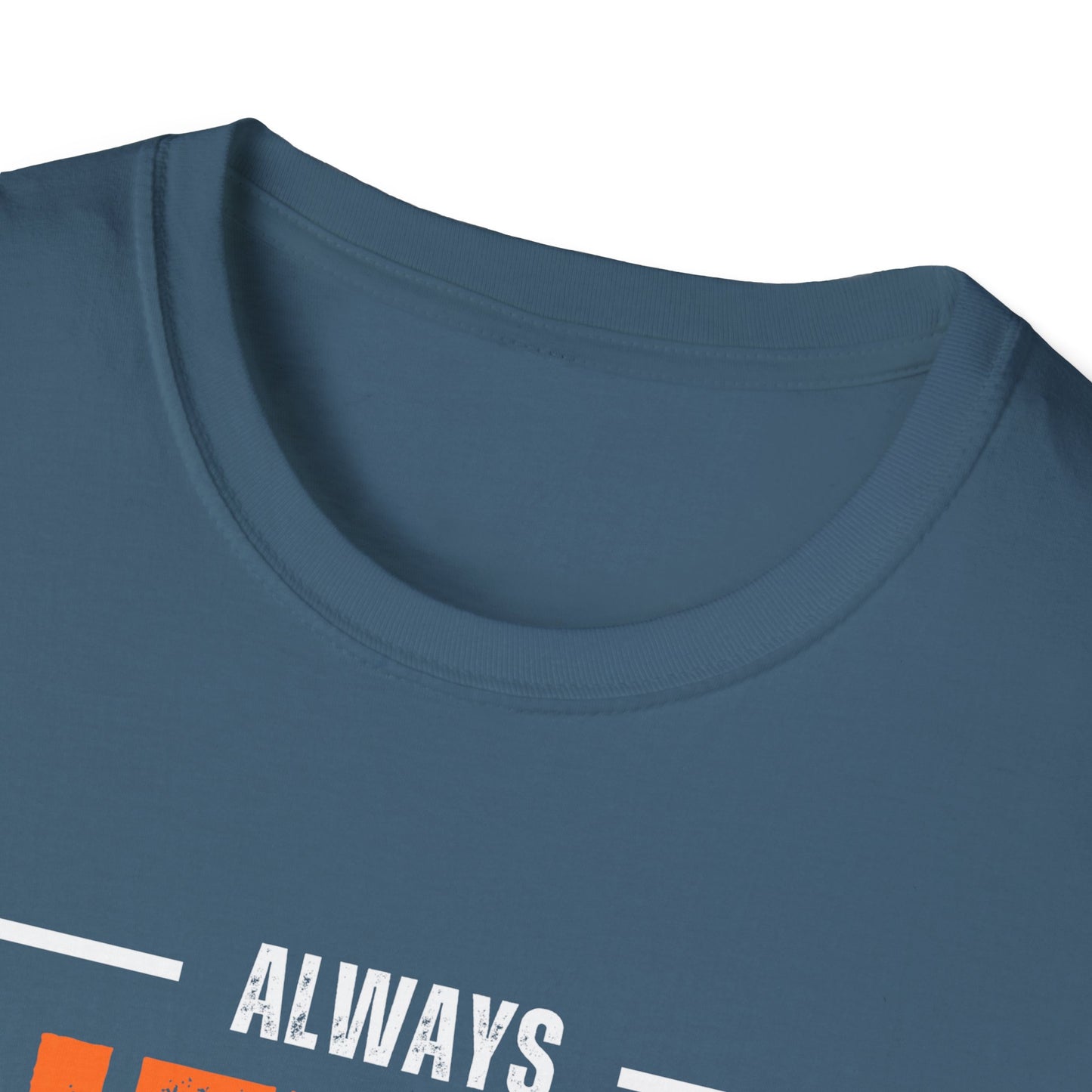 Unisex Never Give Up T-Shirt - Stay Strong Inspirational Tee