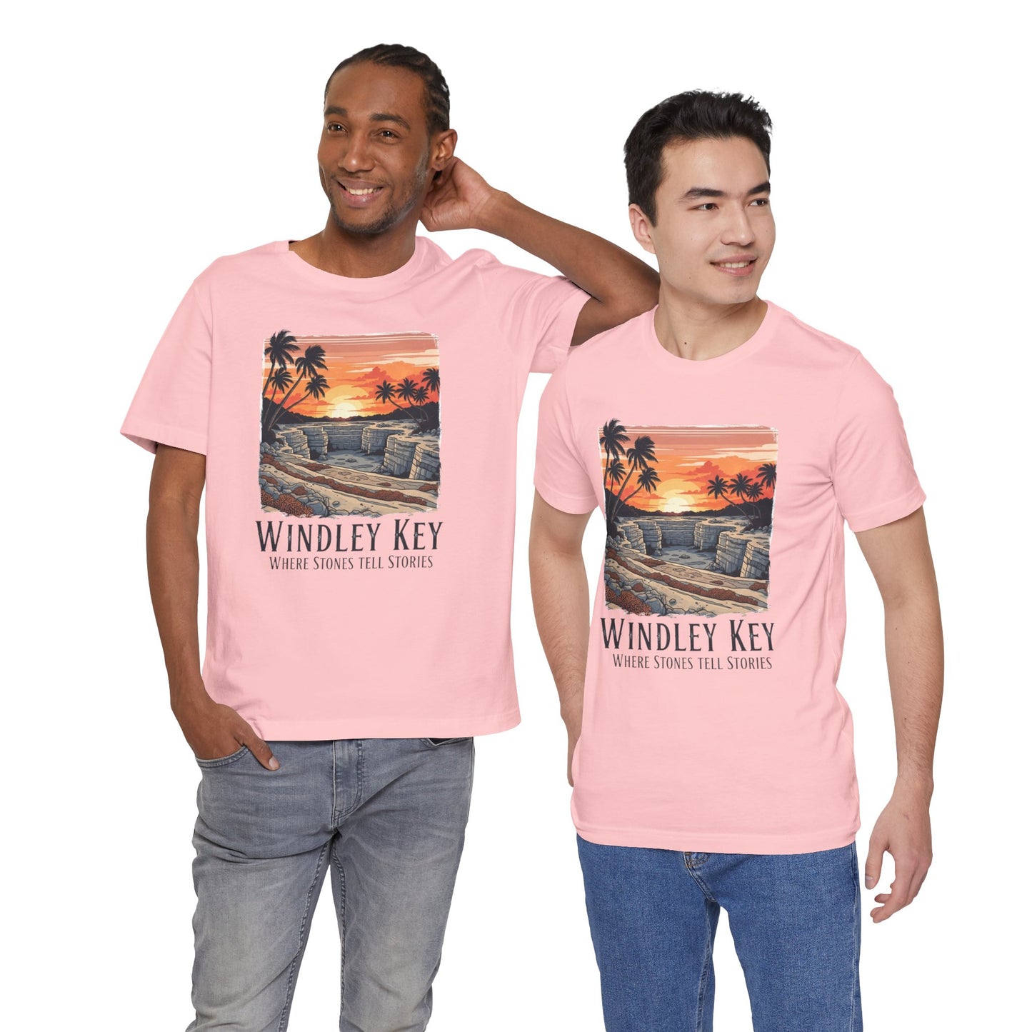 FLORIDA KEYS COLLECTION Windley Key Sunset Tee, Soft Cotton T-Shirt, Beach Vibes Shirt