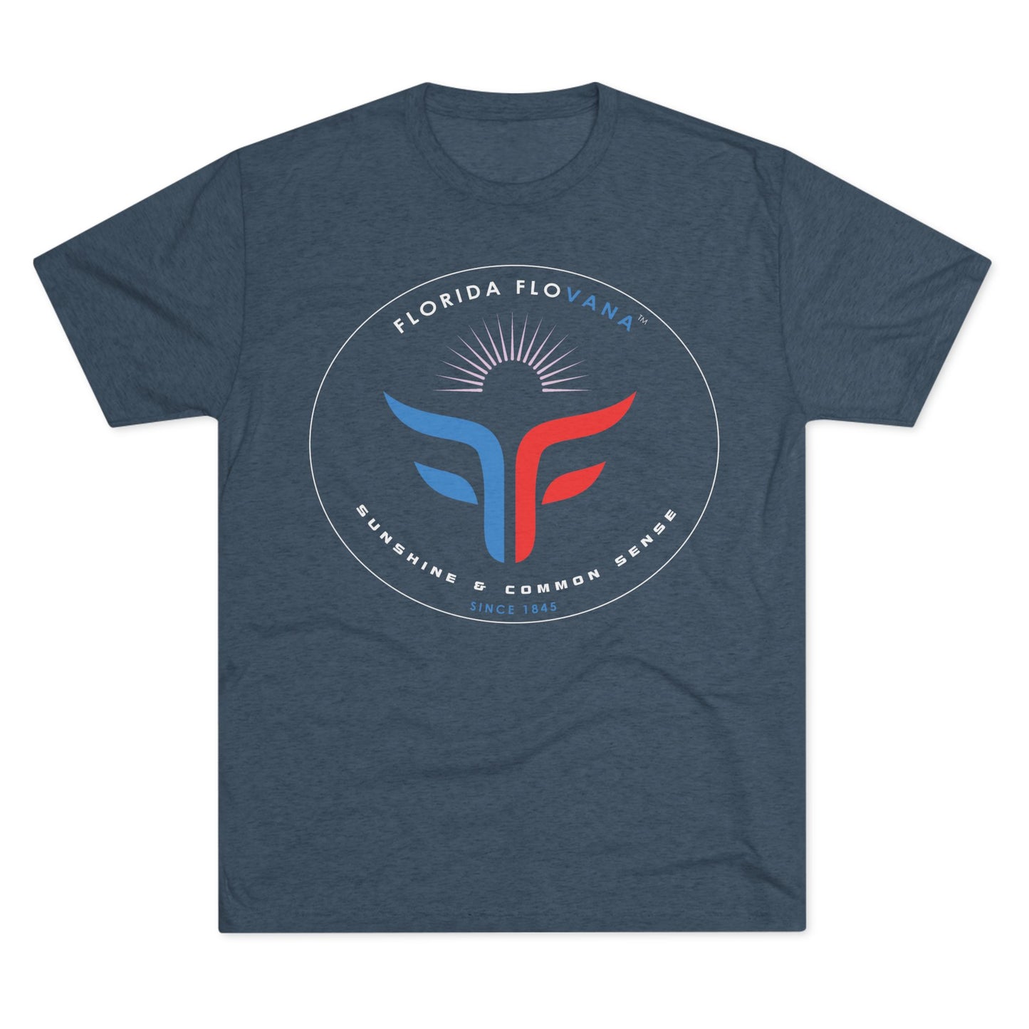 FLORIDA FLOVANA LOGO Unisex Tri-Blend Crew Tee