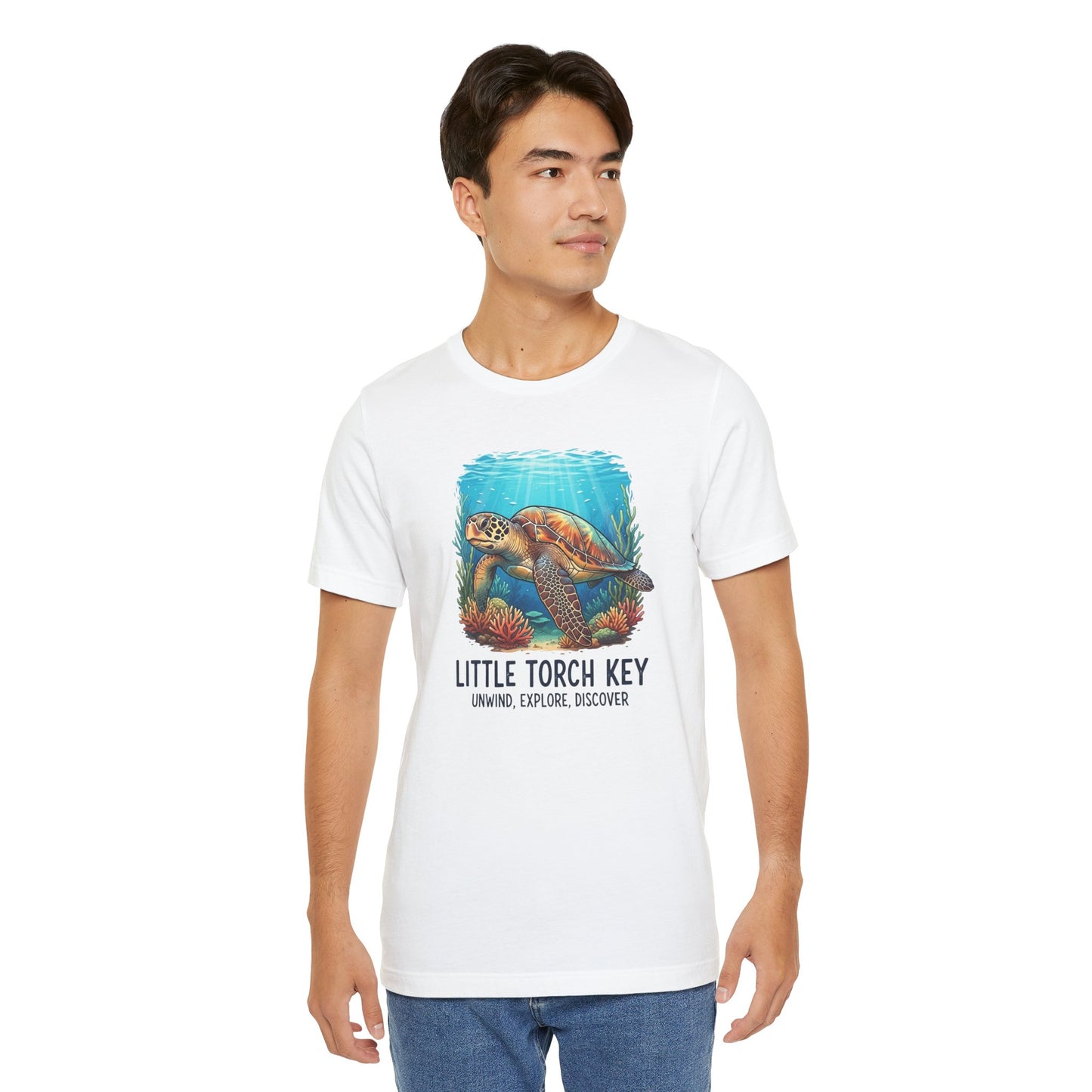 FLORIDA KEYS COLLECTION Little Torch Key Turtle Tee - Explore, Discover, Unwind