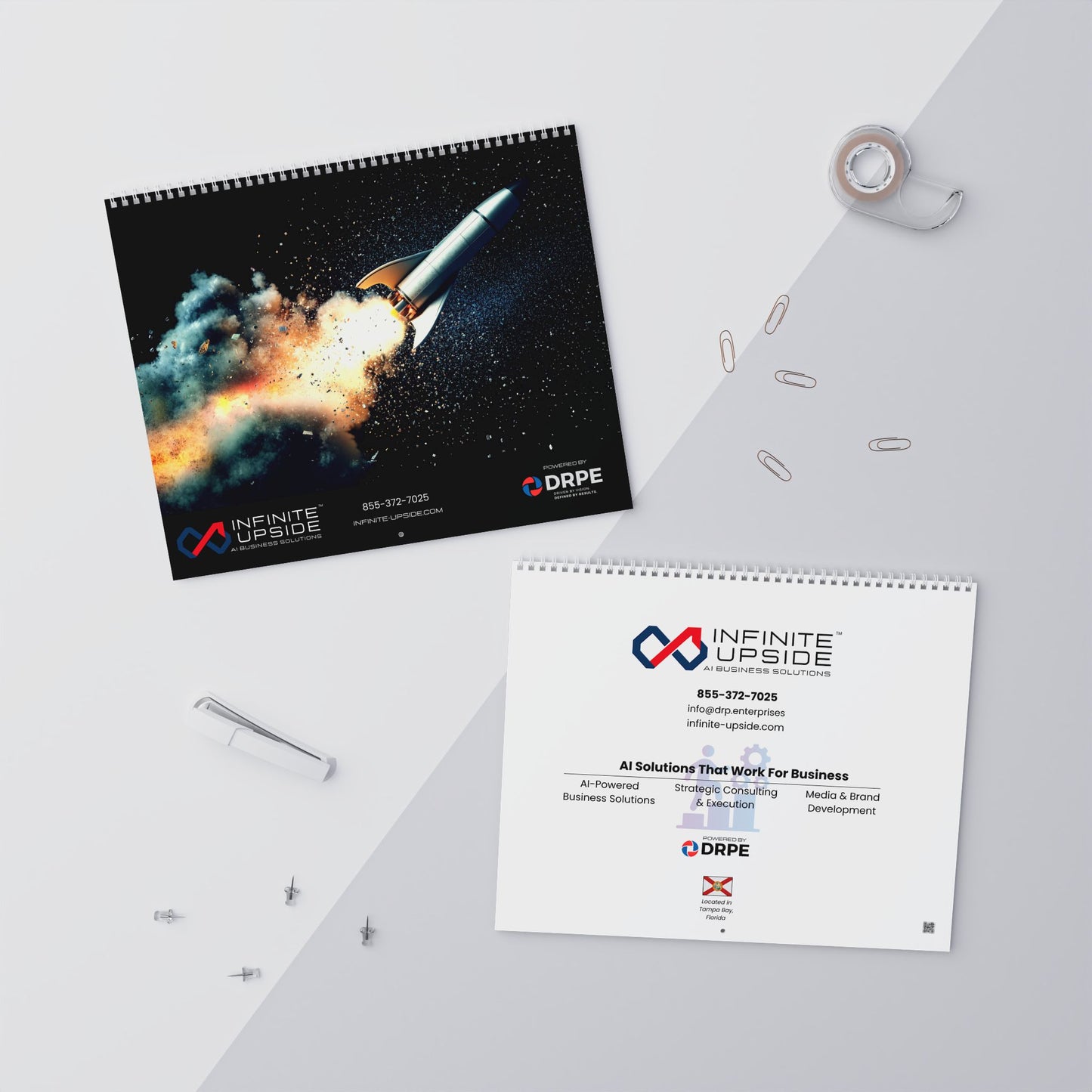 2026 Wall Calendar – INFINITE UPSIDE™ AI & Business Tips & Tools for Maximum Productivity