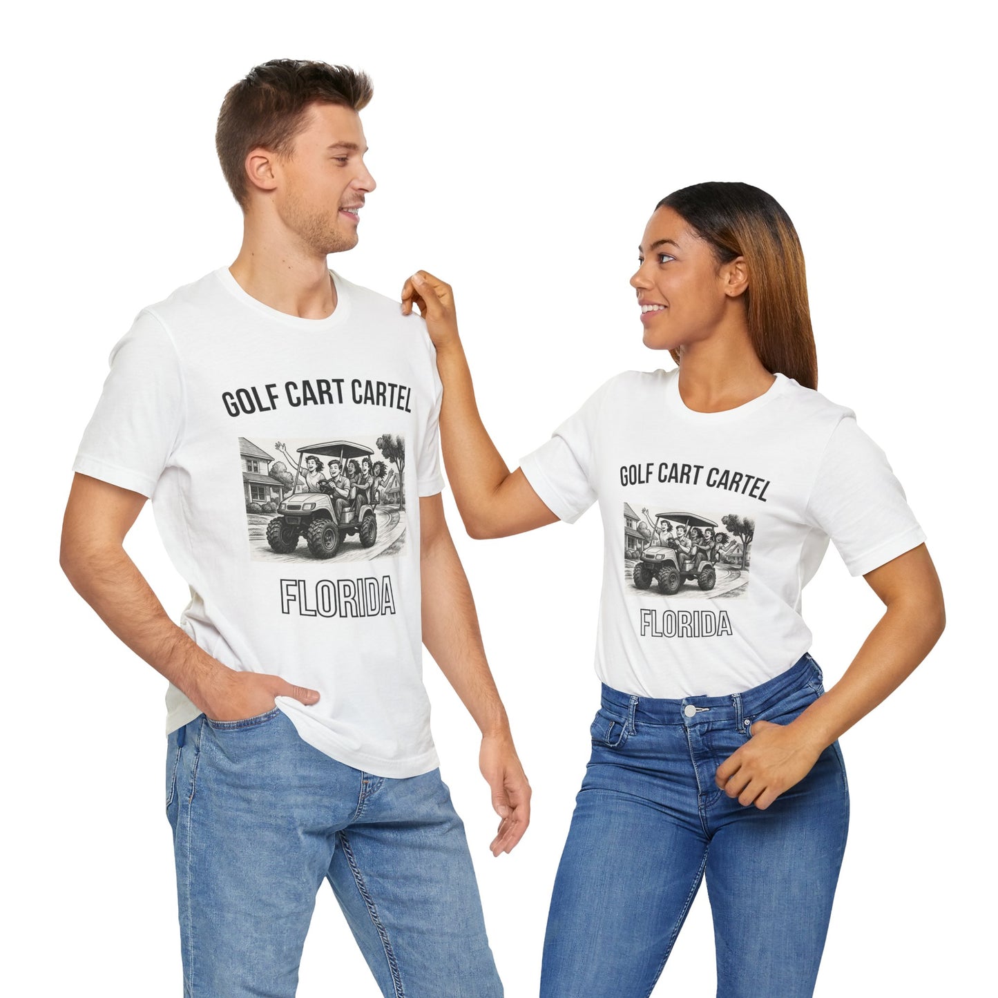Golf Cart Cartel Florida Unisex Short Sleeve Tee