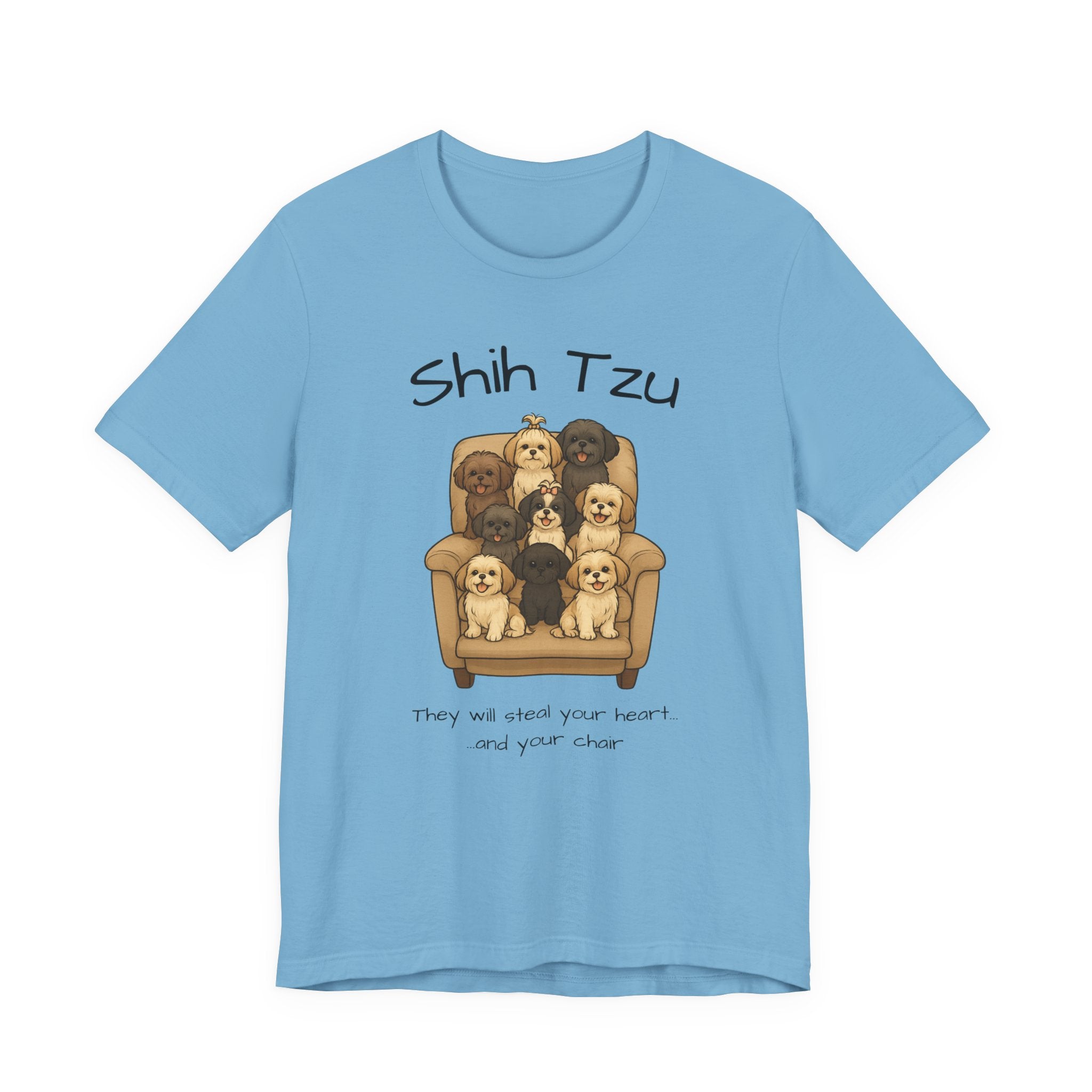 Cute Shih Tzu Dog Tee, Pet Lover Shirt, Dog Mom Gift, Animal Lover Tee
