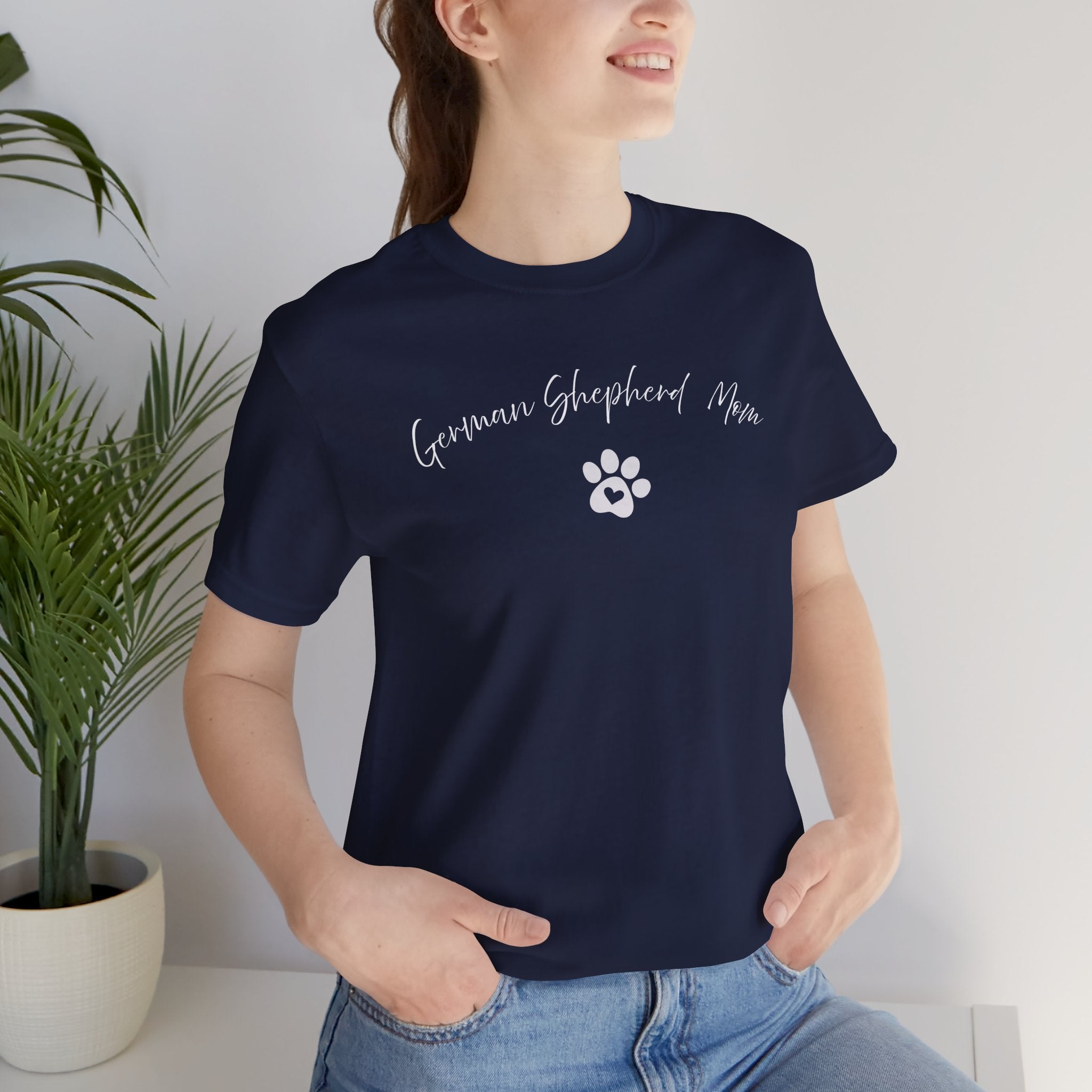 German Shepherd Mom Tee, Dog Lover Gift, Funny Pet Parent Shirt, Canine Fan T-Shirt, Animal Lovers Apparel, Birthday Gift for Her