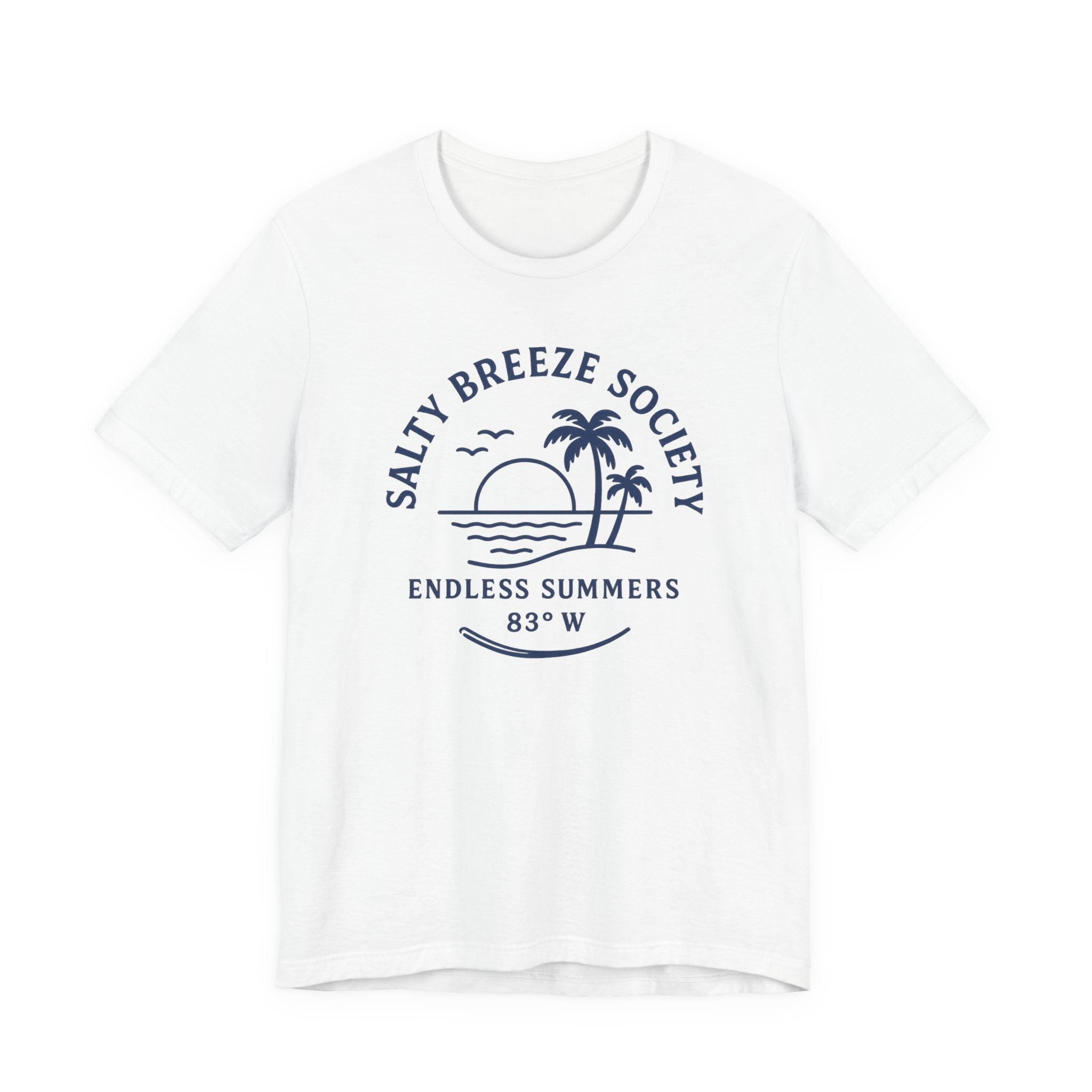 Salty Breeze Society Unisex Short Sleeve Tee - Endless Summers Design