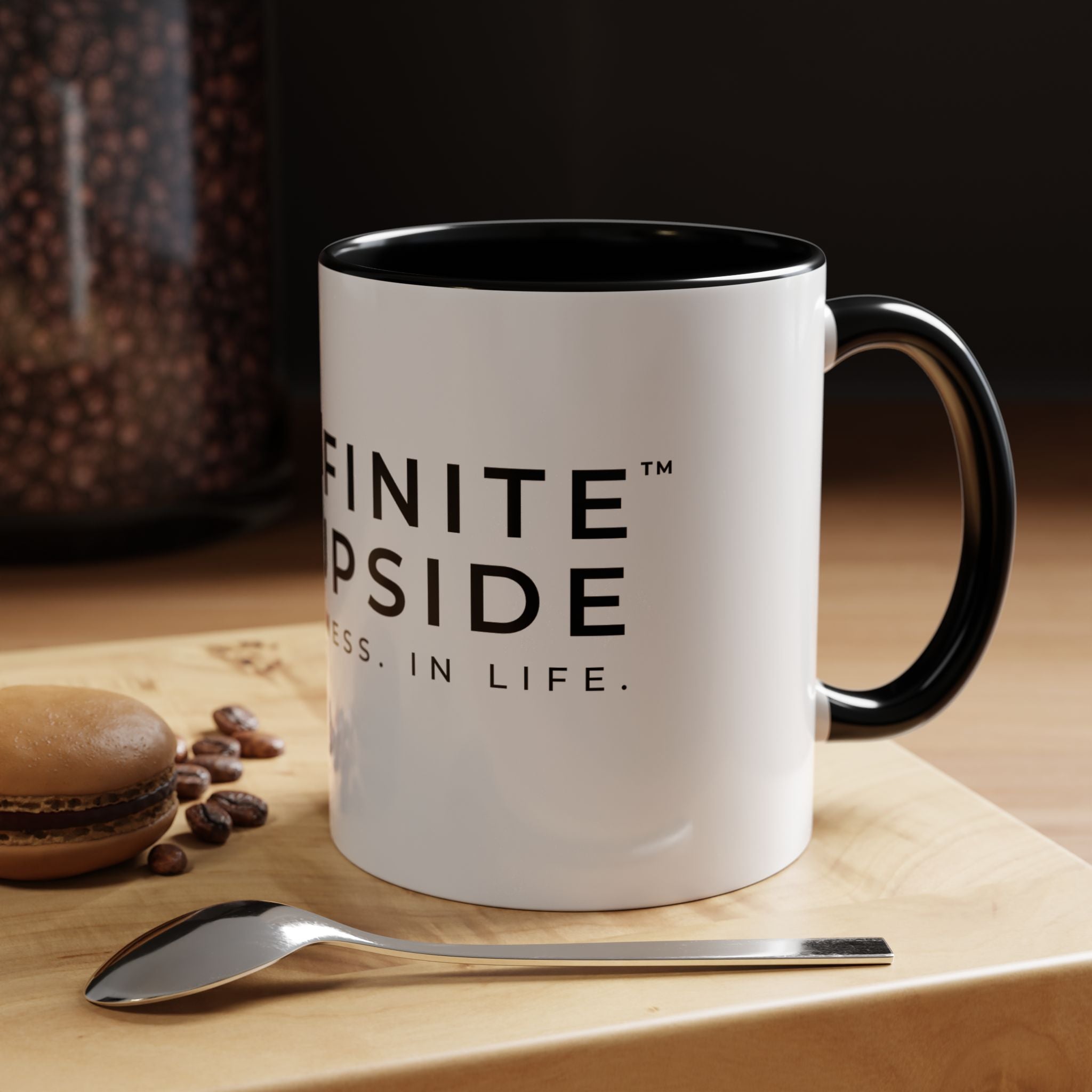 Infinity Upside™ Branded Accent Coffee Mug – Logo Coffee Cup (11/15oz)
