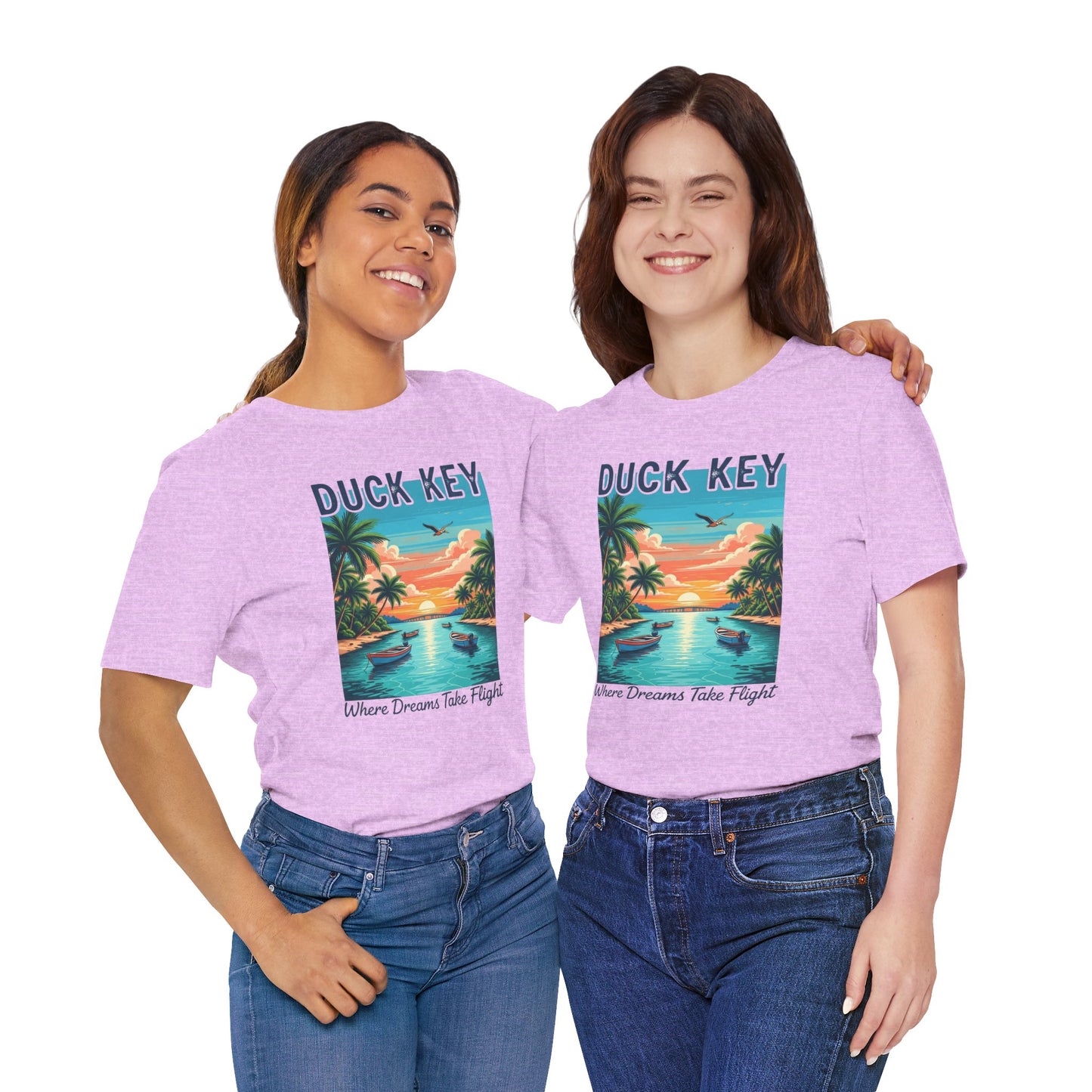 FLORIDA KEYS COLLECTION Duck Key Dreamscape Unisex Tee - Beach Vibes Shirt, Vacation T-Shirt