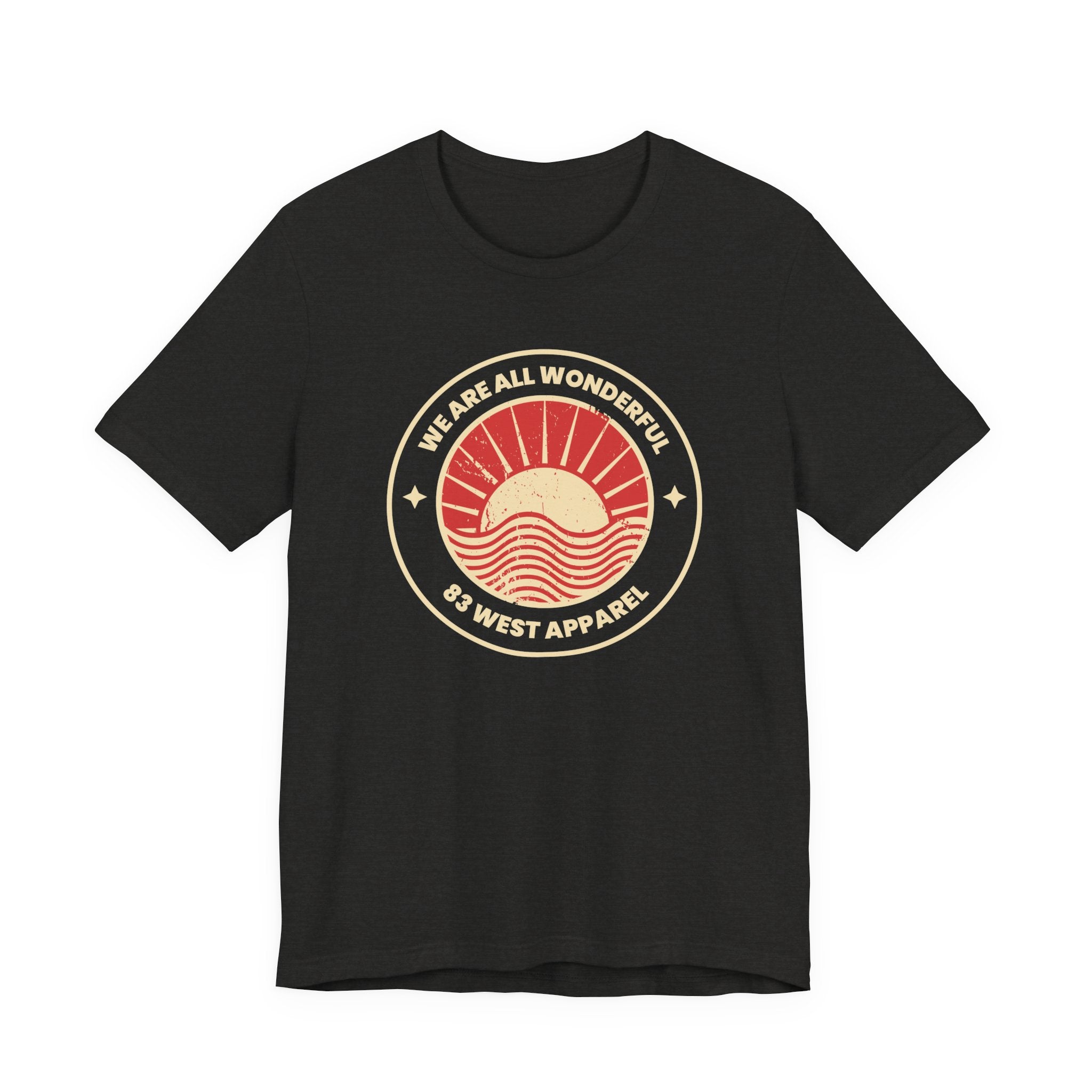 Inspirational Unisex Jersey Short Sleeve Tee - 'We Are All Wonderful'