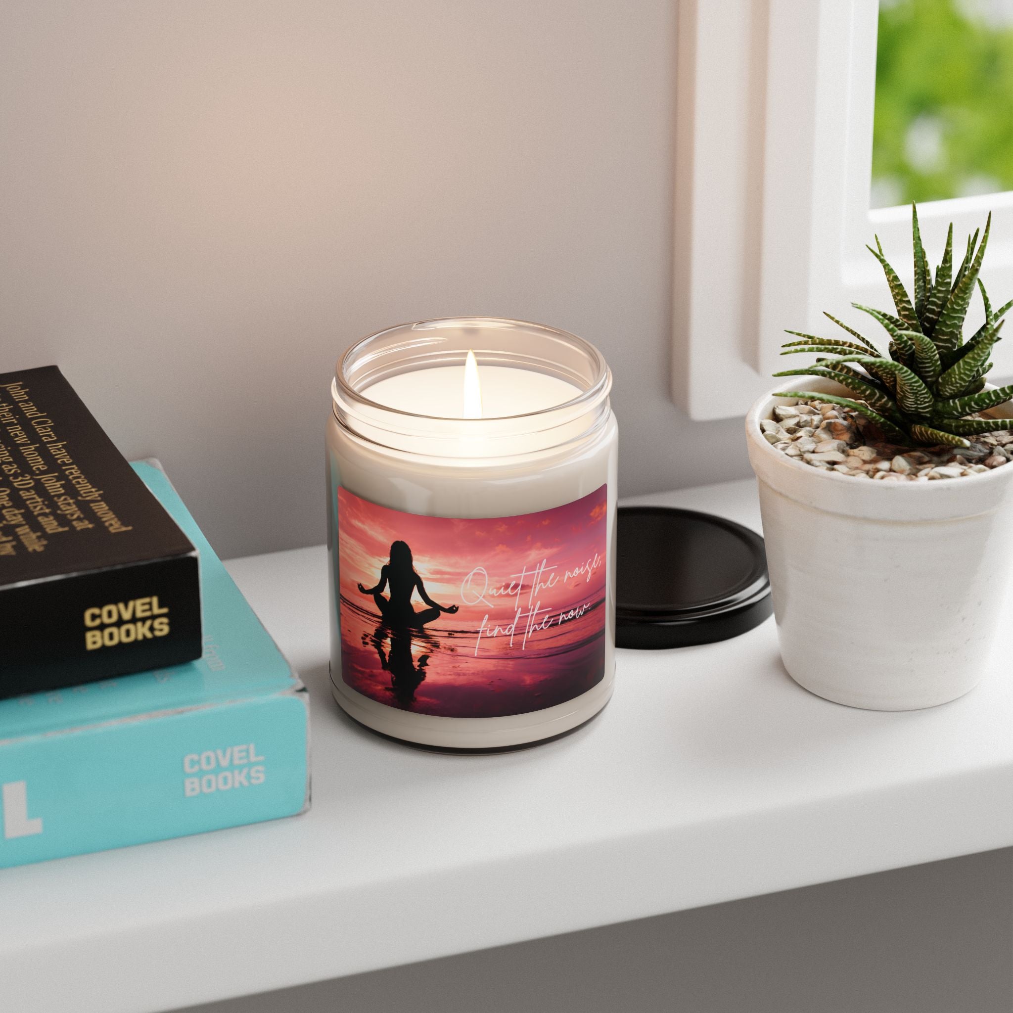 Serene Retreat Scented Candle - Calm Atmosphere Decor, Mindfulness Gift, Aromatherapy, Home Spa, Relaxation
