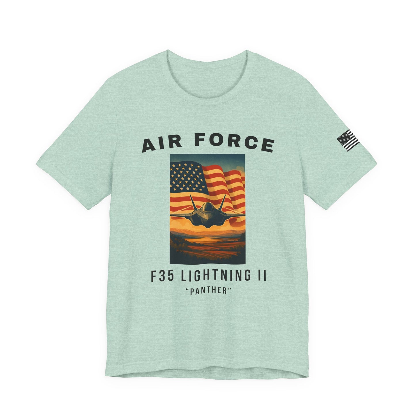 Air Force F35 Lightning II Tee, Unisex Graphic Shirt, Military Pride Apparel