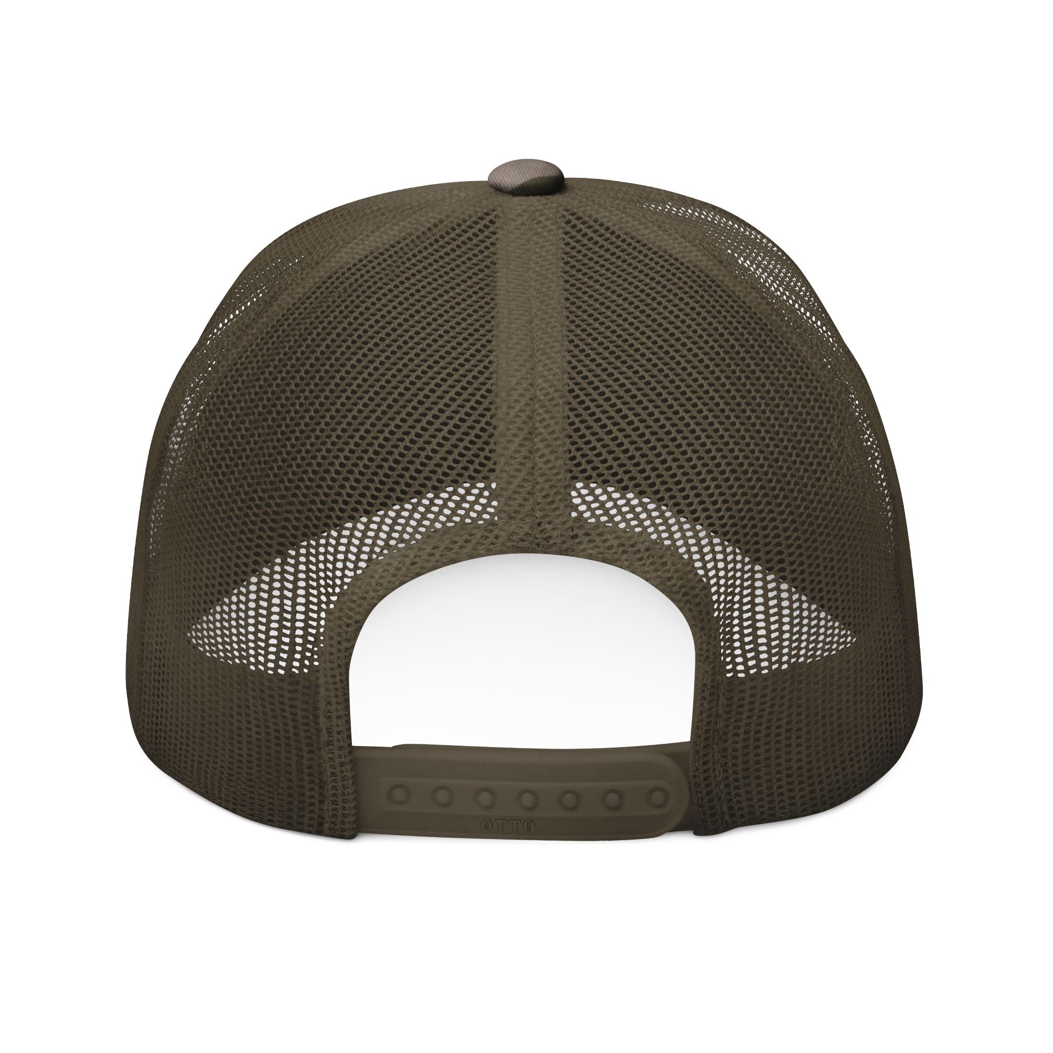 Camouflage Trucker Hat with Alligator Alcatraz Embroidery, Outdoor Adventure Cap