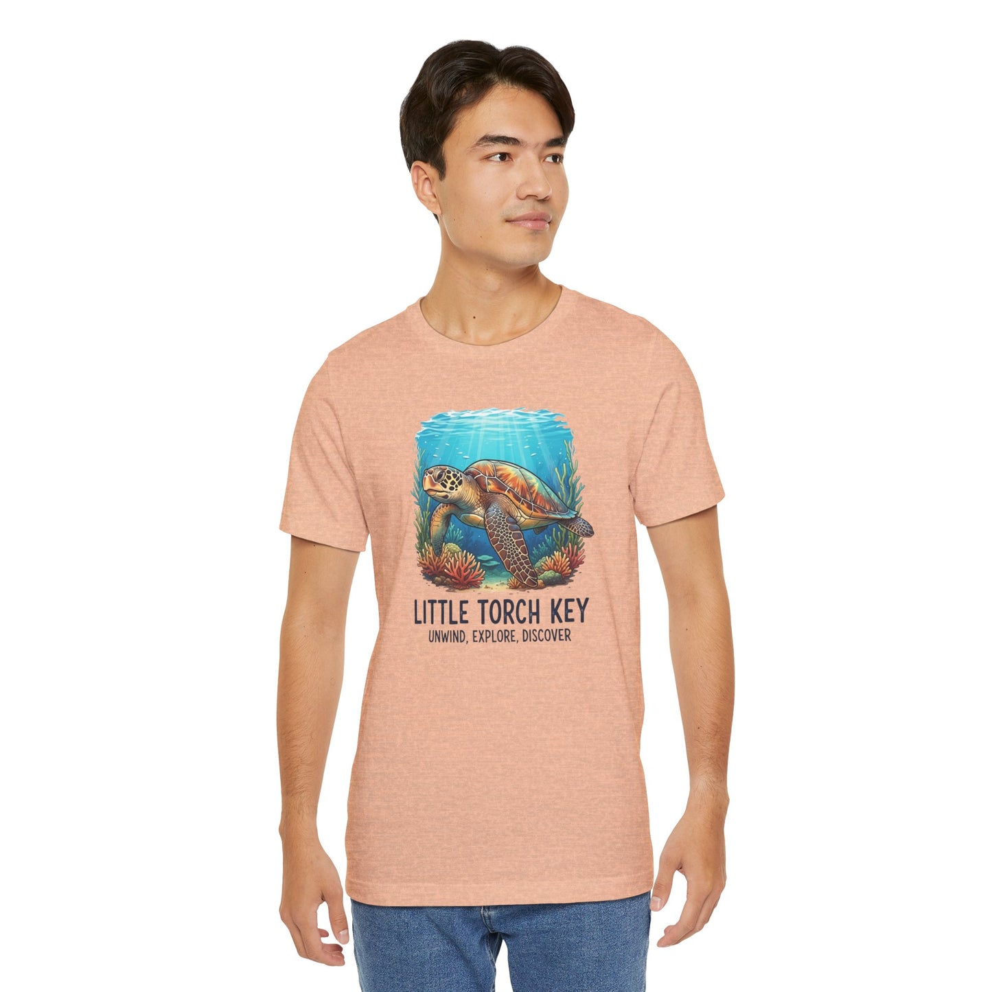 FLORIDA KEYS COLLECTION Little Torch Key Turtle Tee - Explore, Discover, Unwind