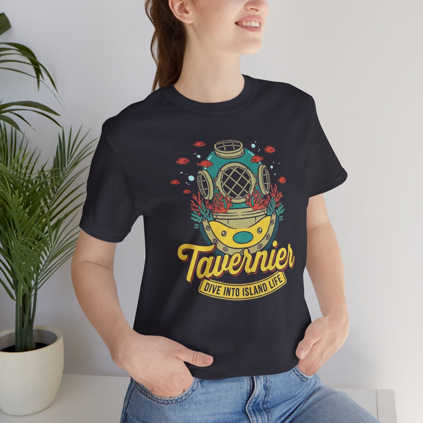 FLORIDA KEYS COLLECTION Tavernier Dive Into Island Life Tee, Beachwear, Summer Vibes