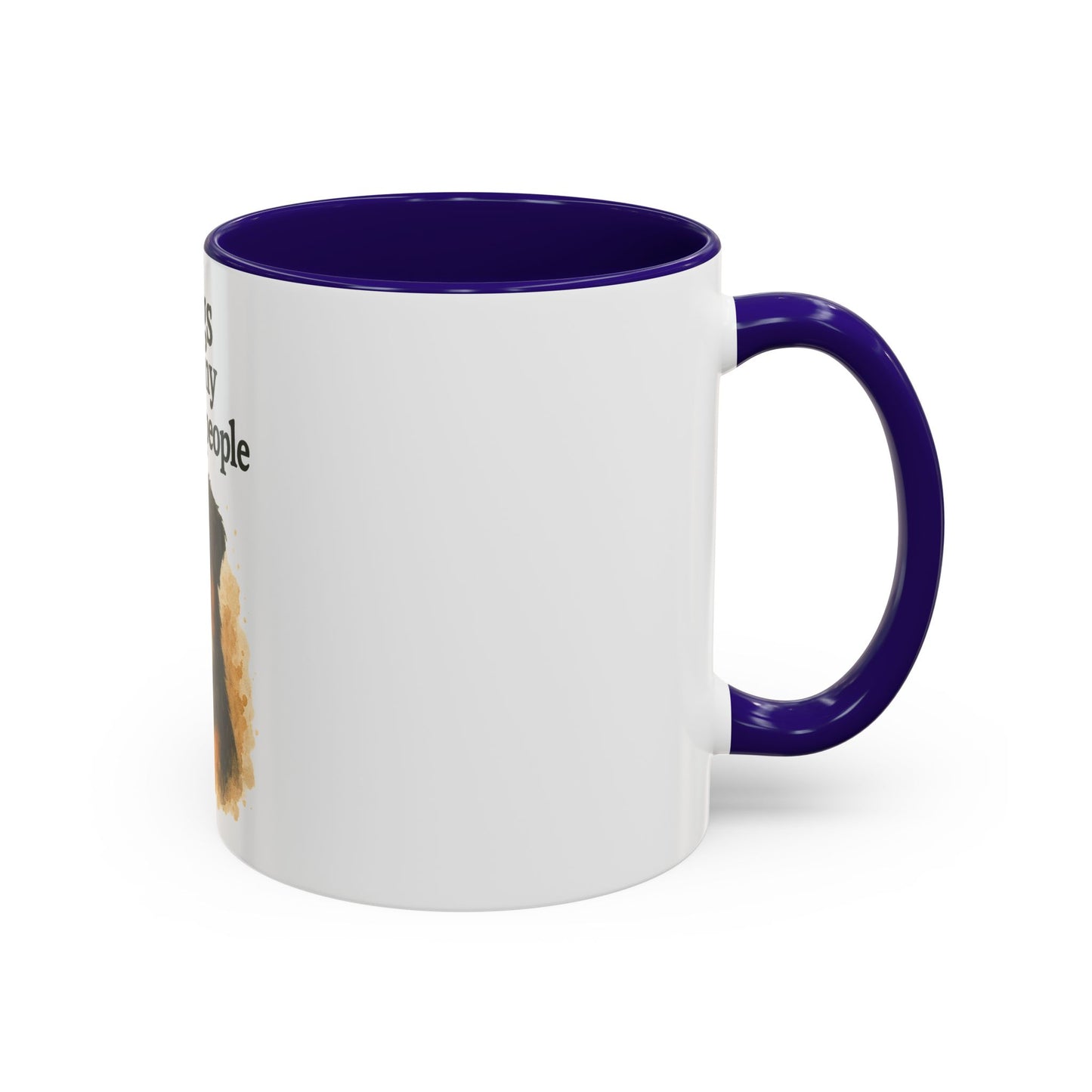 Dog Lovers Colorful Mug - "Dogs are my favorite people" - 11oz