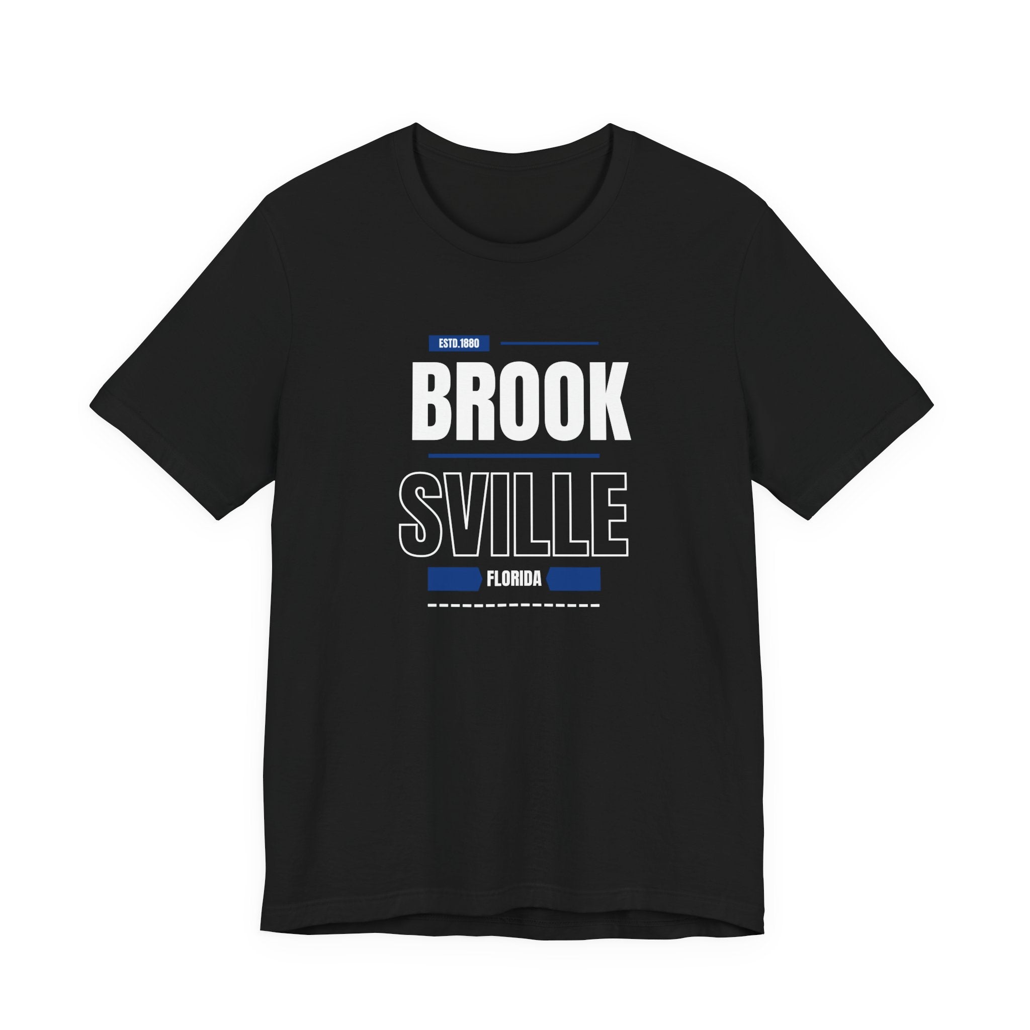 Brooksville Florida Unisex Jersey Tee - Retro Vibe T-Shirt for Casual Style