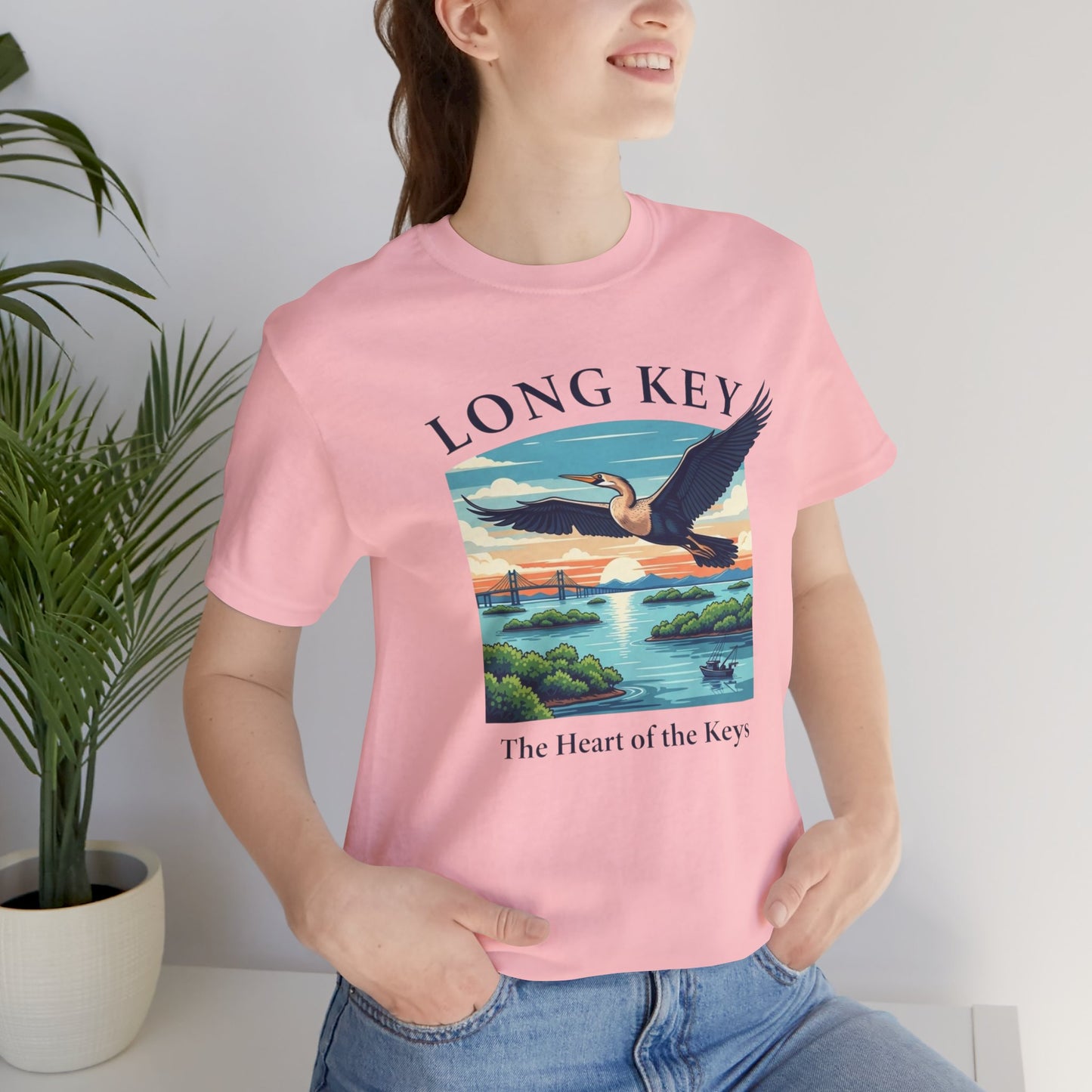 FLORIDA KEYS COLLECTION Long Key Graphic Tee - Casual Wear, Travel Souvenir