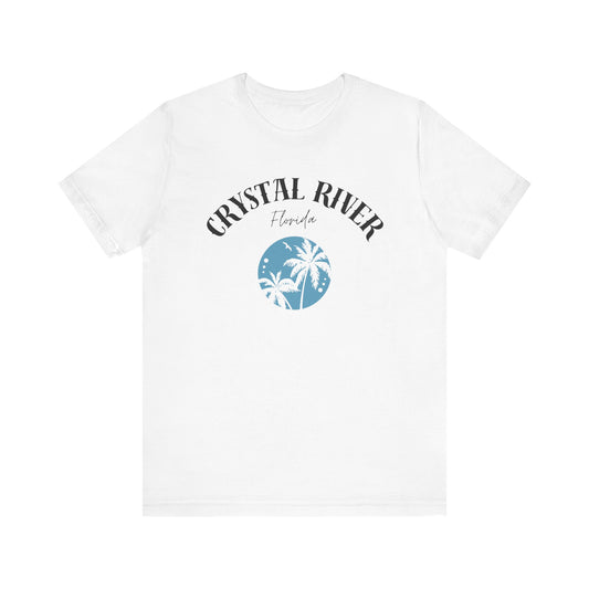 Crystal River Florida Tropical Tee - Unisex Jersey Short Sleeve Shirt