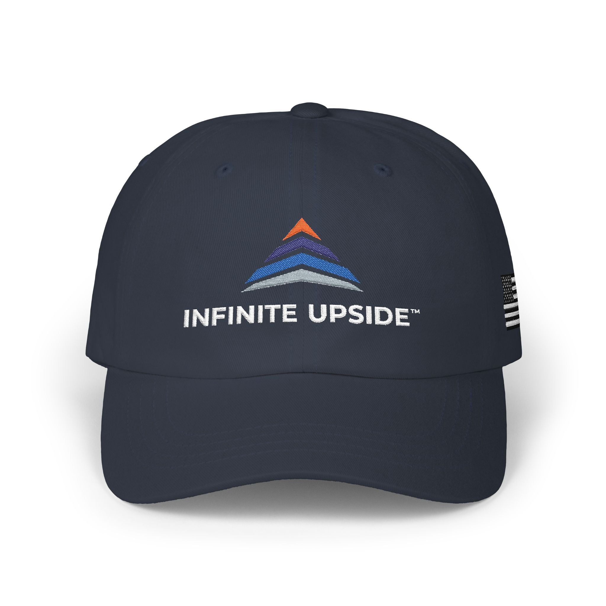 Infinite Upside™ Dad Cap — Embroidered Logo Baseball Hat