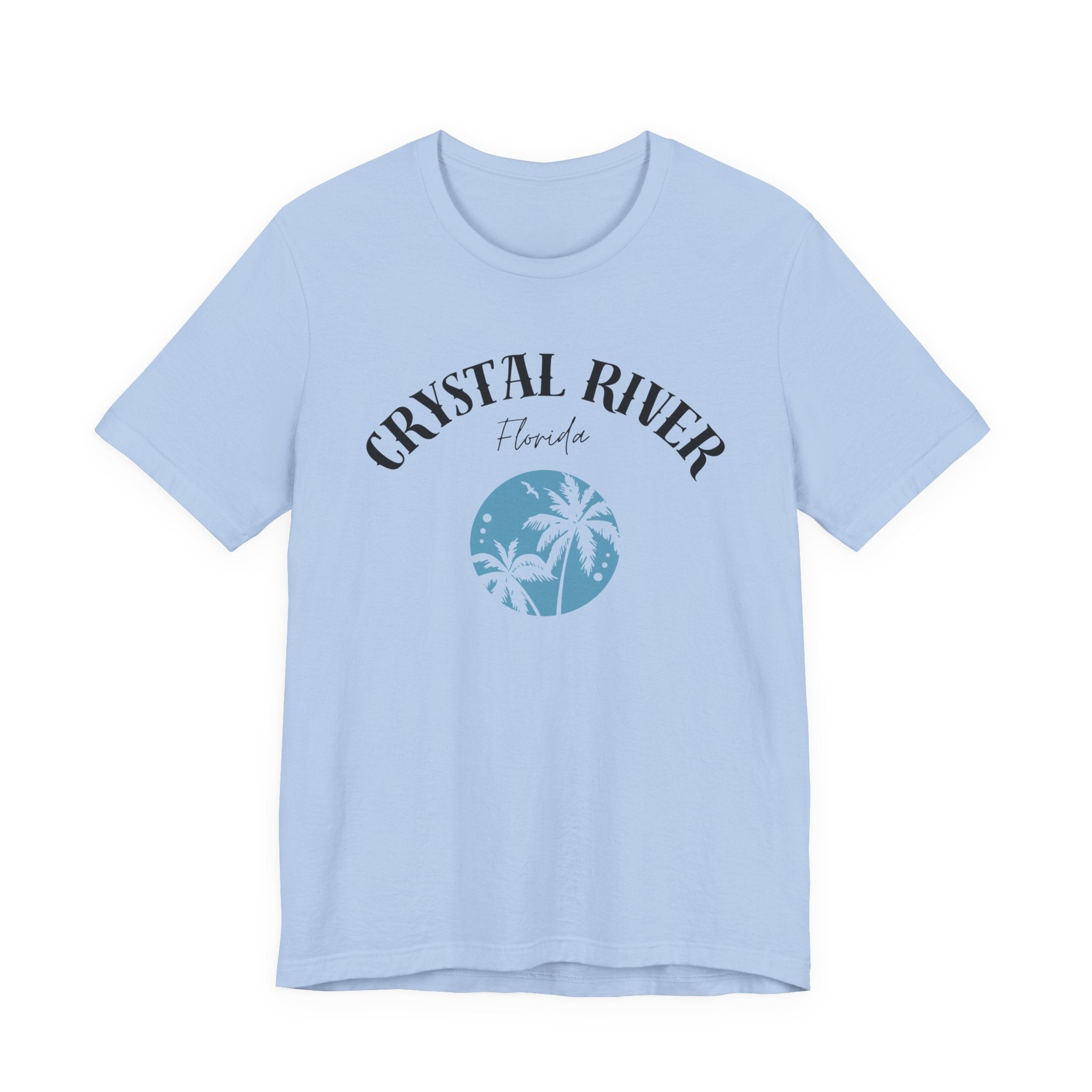 Crystal River Florida Tropical Tee - Unisex Jersey Short Sleeve Shirt
