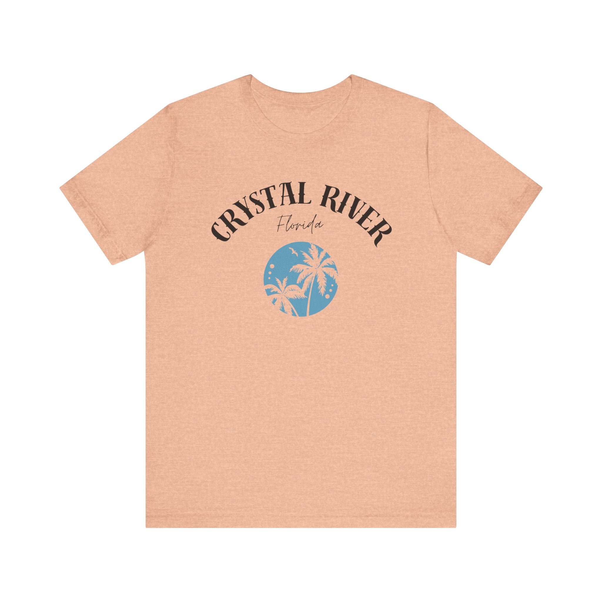 Crystal River Florida Tropical Tee - Unisex Jersey Short Sleeve Shirt