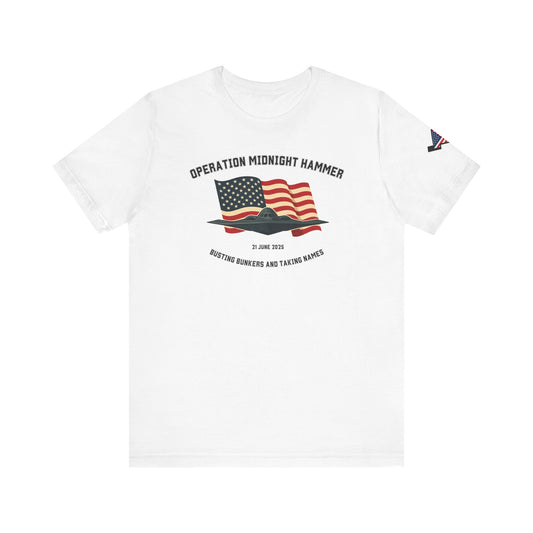 Operation Midnight Hammer, B2 Stealth Bomber Casual Shirt, Gift for Veterans