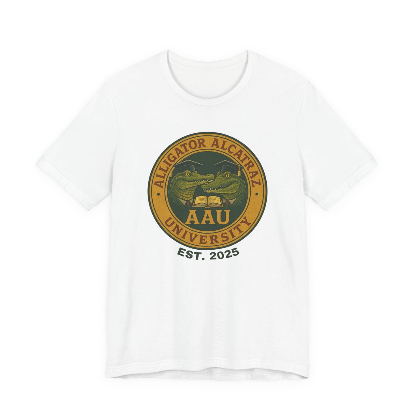 Alligator Alcatraz University Tee, Fun Unisex Shirt