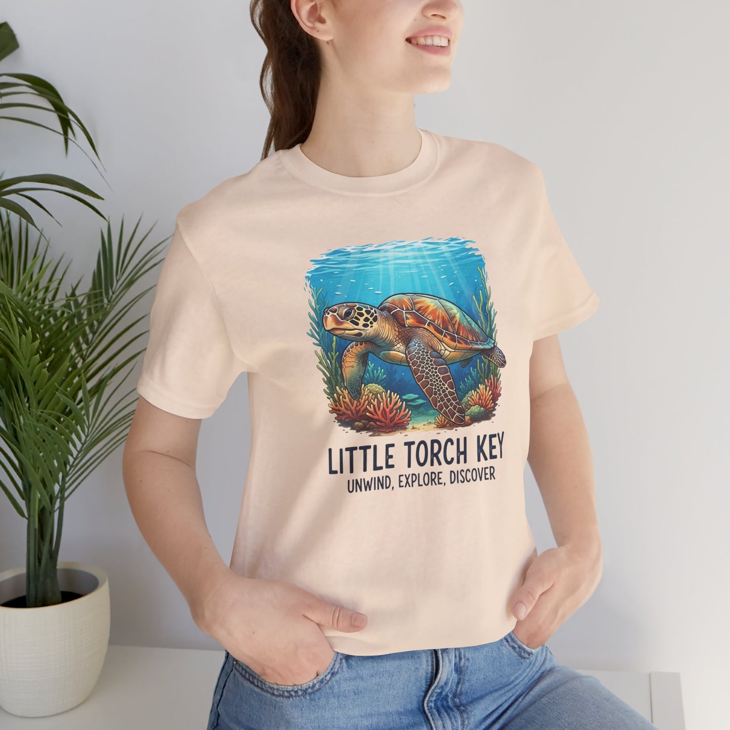FLORIDA KEYS COLLECTION Little Torch Key Turtle Tee - Explore, Discover, Unwind