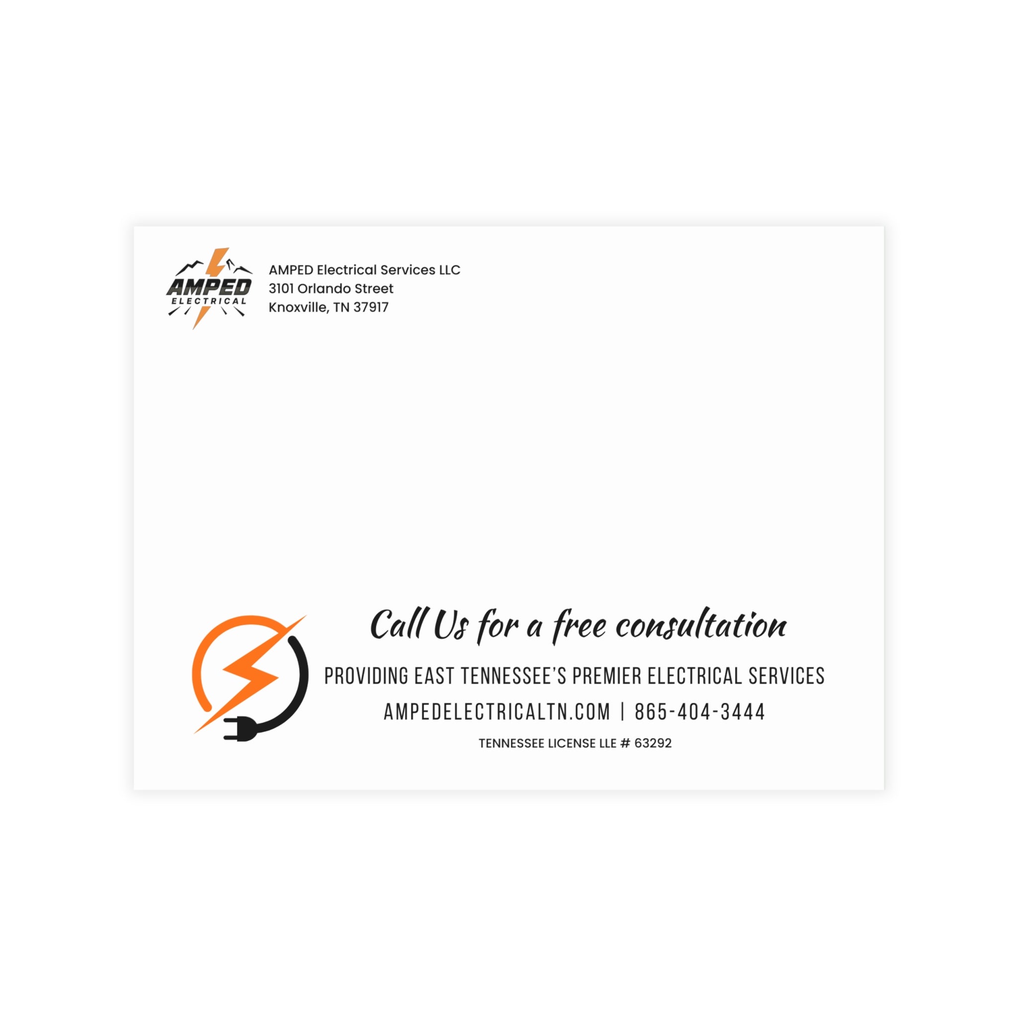 AMPED ELECTRICAL Postcard Bundle Set, Perfect for Business Promotions