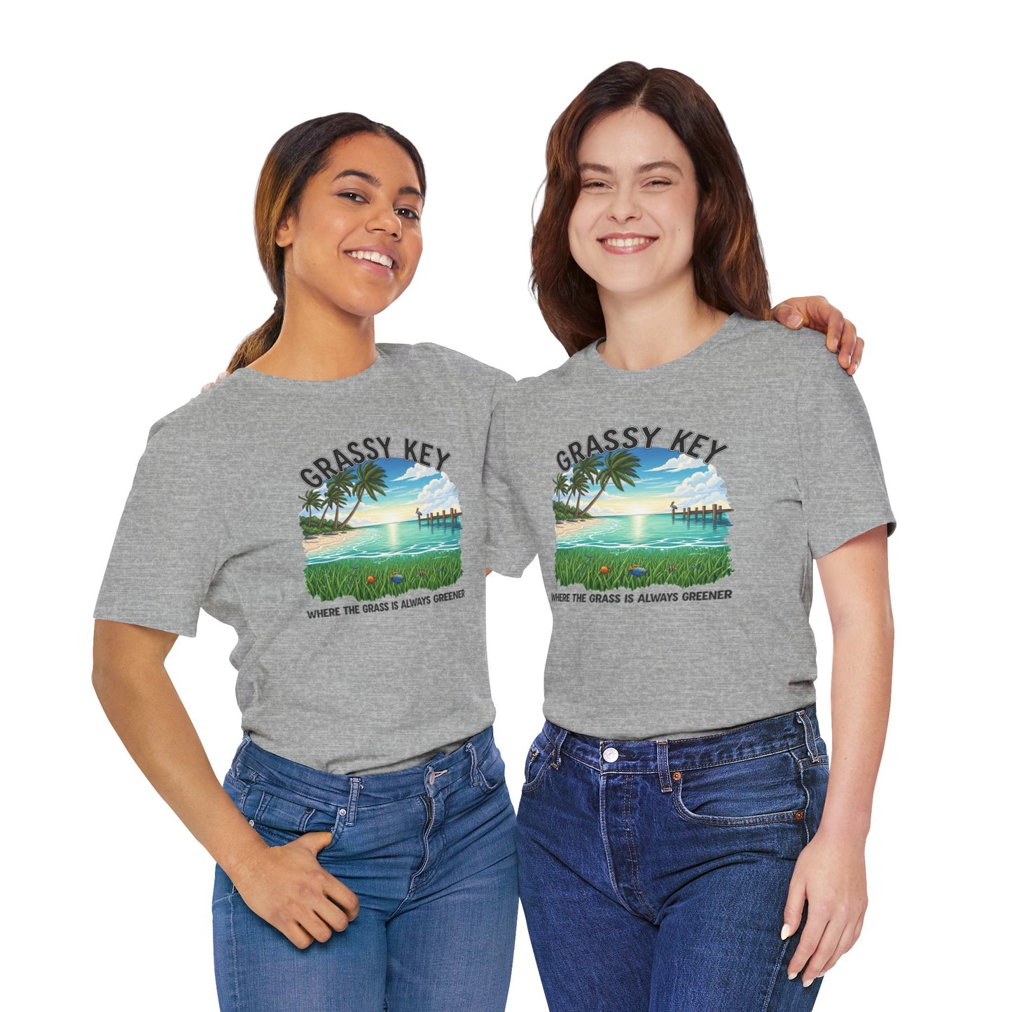 FLORIDA KEYS COLLECTION Grassy Key Shirt, Casual Summer T-Shirt