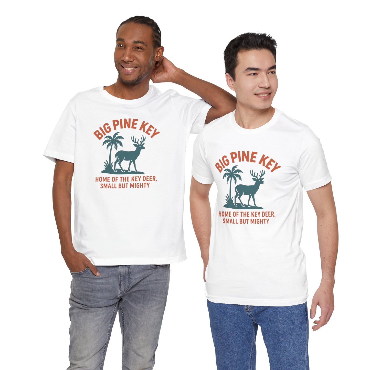 FLORIDA KEYS COLLECTION Big Pine Key Unisex Tee – Home of the Key Deer, Relaxed Fit Casual Shirt