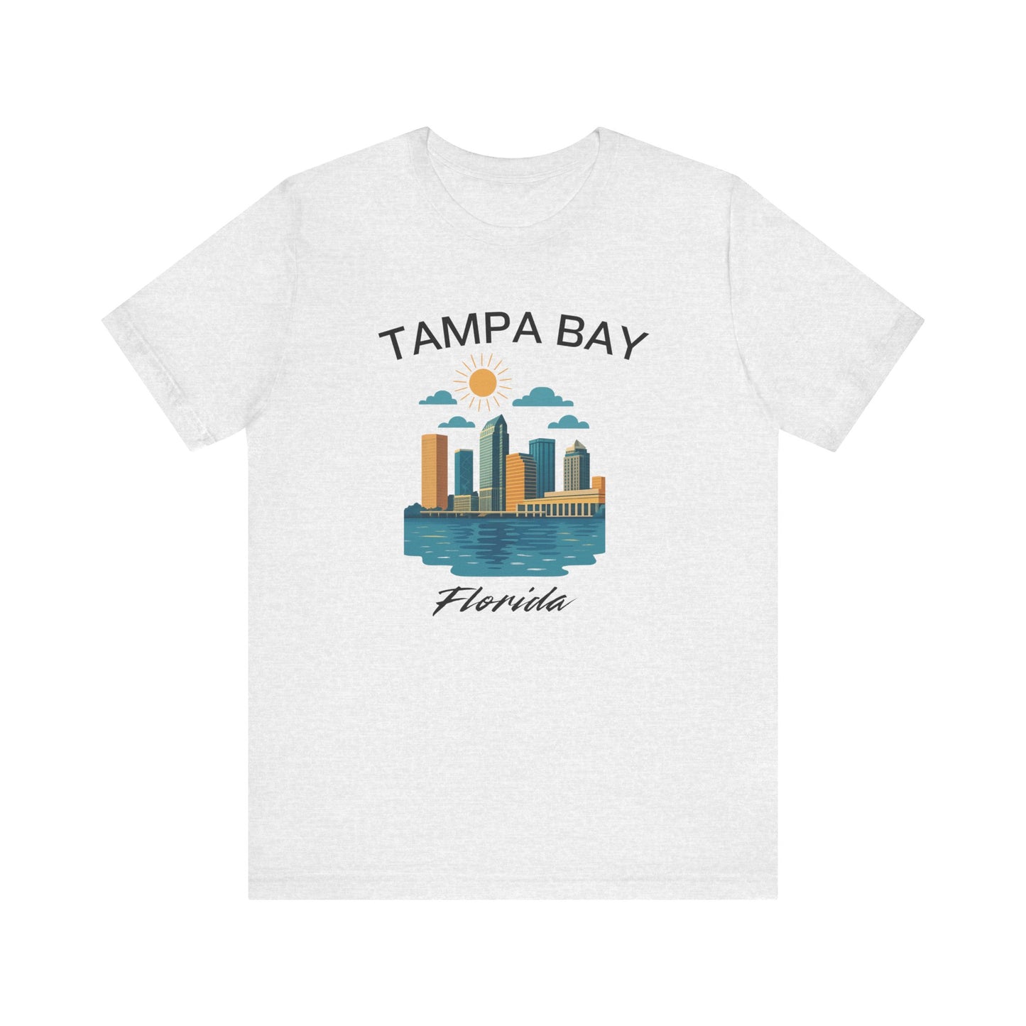 Tampa Bay Skyline Tee - Unisex Jersey Short Sleeve Tee, Florida Gift
