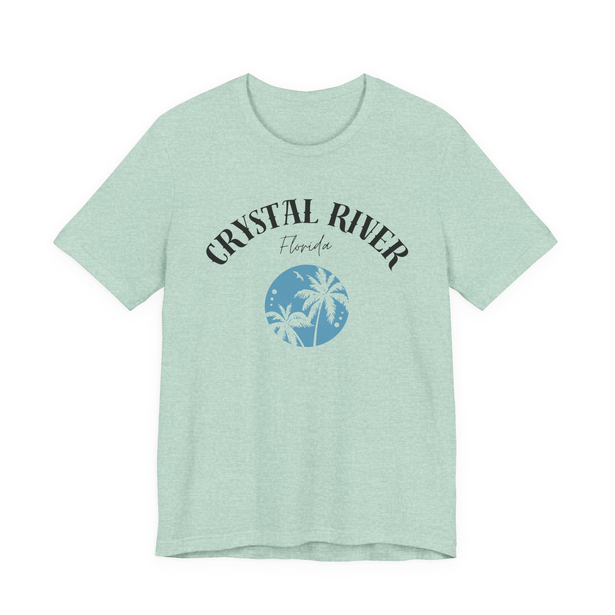Crystal River Florida Tropical Tee - Unisex Jersey Short Sleeve Shirt