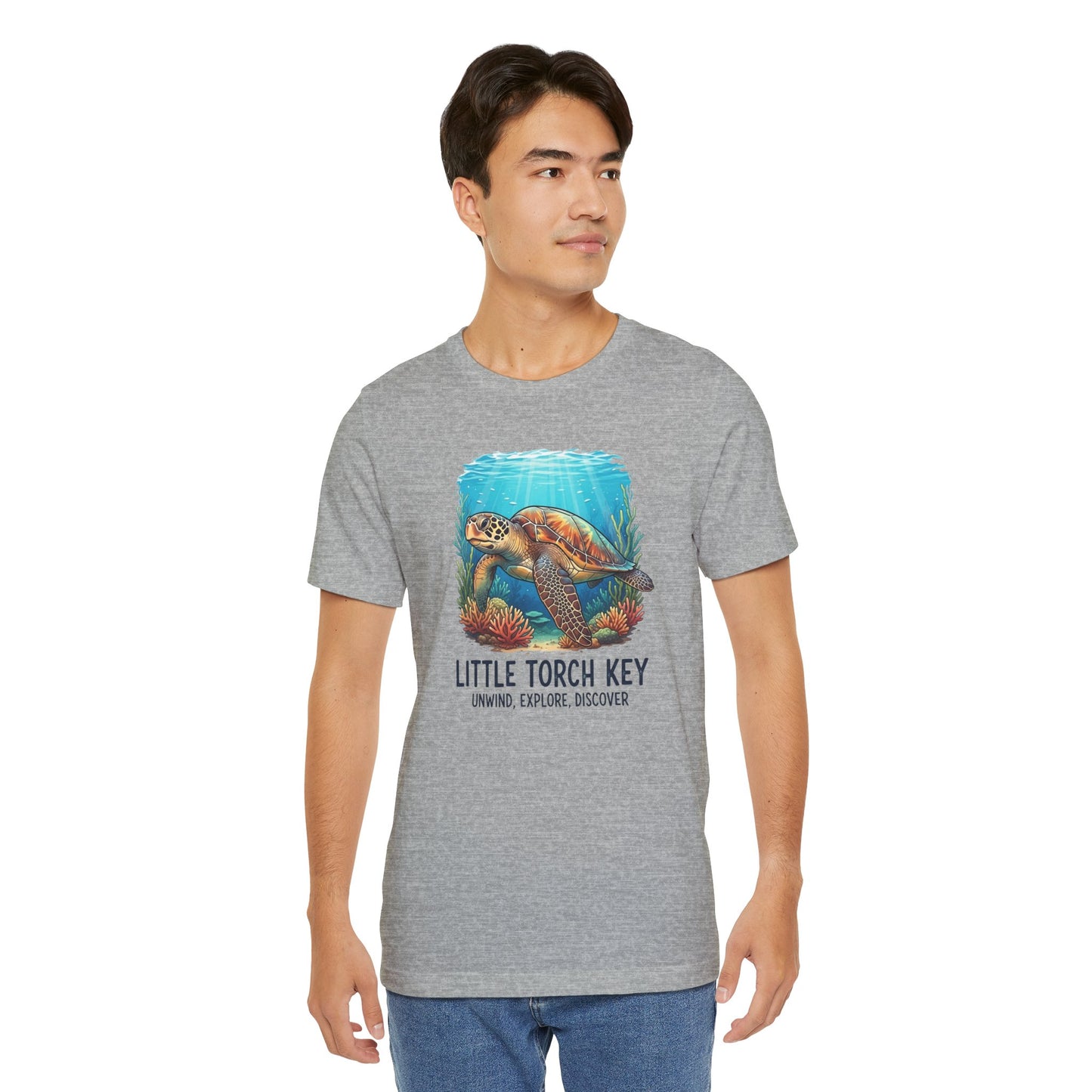 FLORIDA KEYS COLLECTION Little Torch Key Turtle Tee - Explore, Discover, Unwind