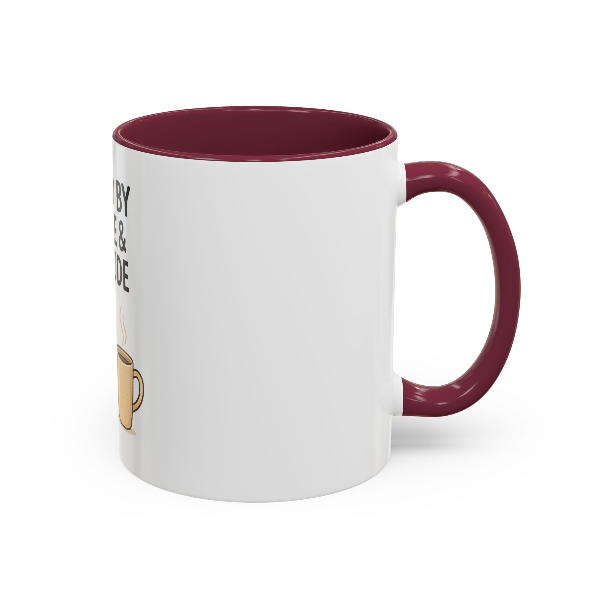 Funny Cat Mug - Fueled by Coffee & Cattitude - Perfect Gift for Cat Lovers