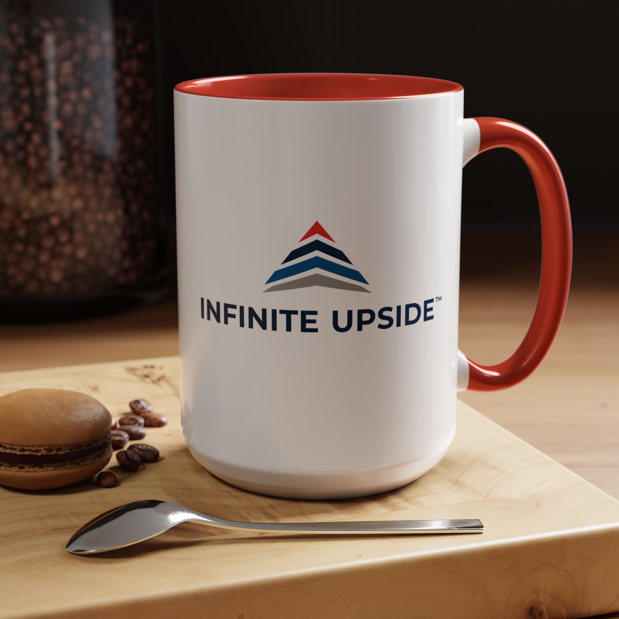 Infinity Upside™ Branded Accent Coffee Mug – Logo Coffee Cup (11/15oz)
