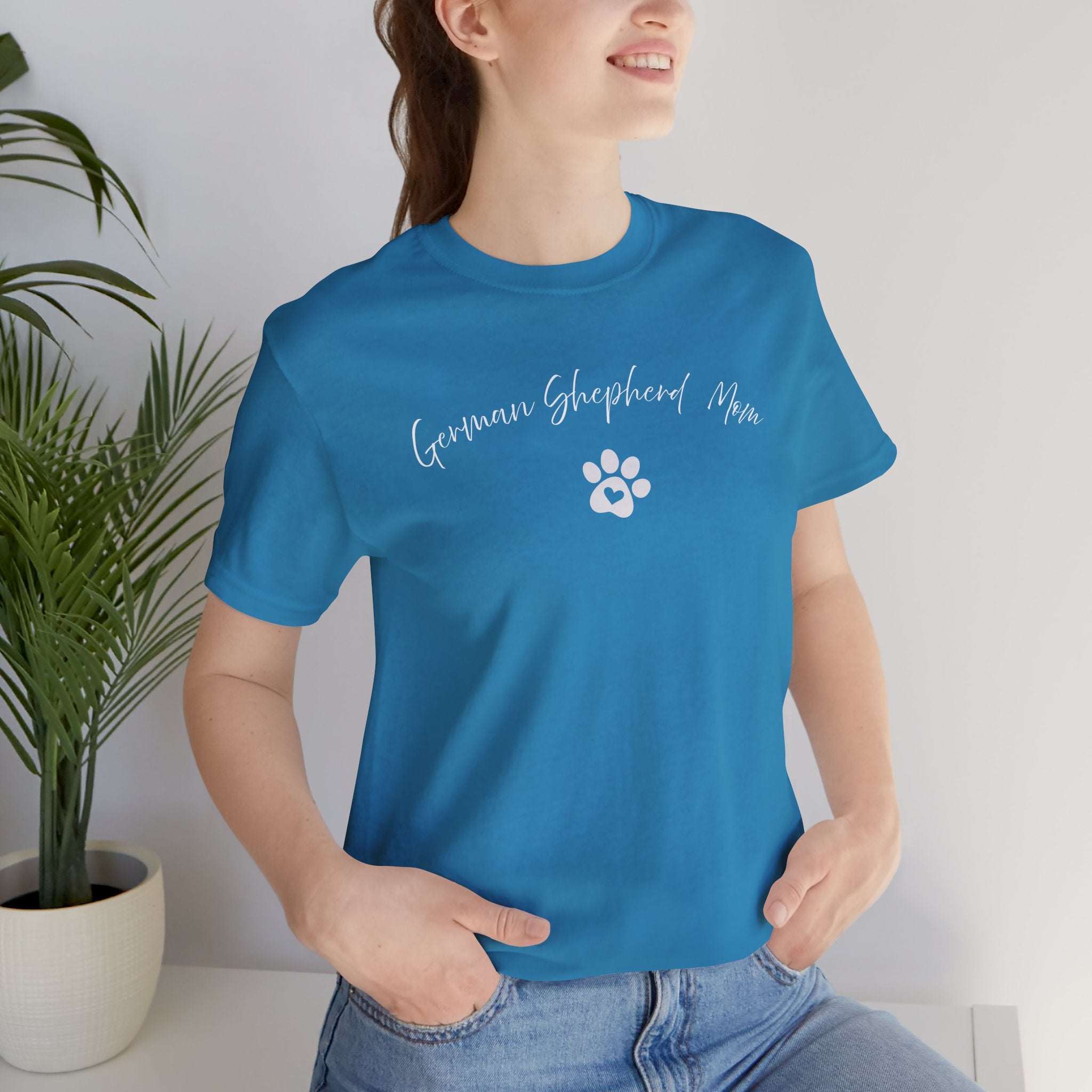 German Shepherd Mom Tee, Dog Lover Gift, Funny Pet Parent Shirt, Canine Fan T-Shirt, Animal Lovers Apparel, Birthday Gift for Her