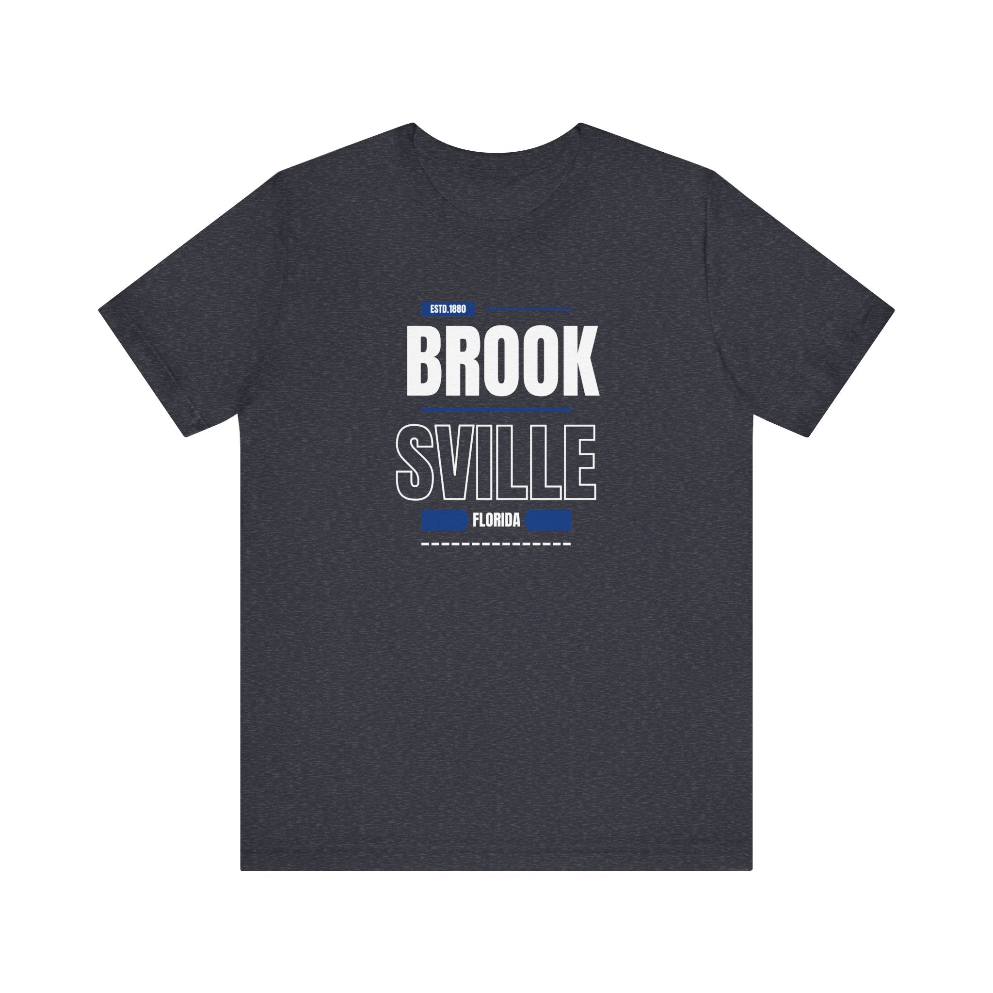 Brooksville Florida Unisex Jersey Tee - Retro Vibe T-Shirt for Casual Style