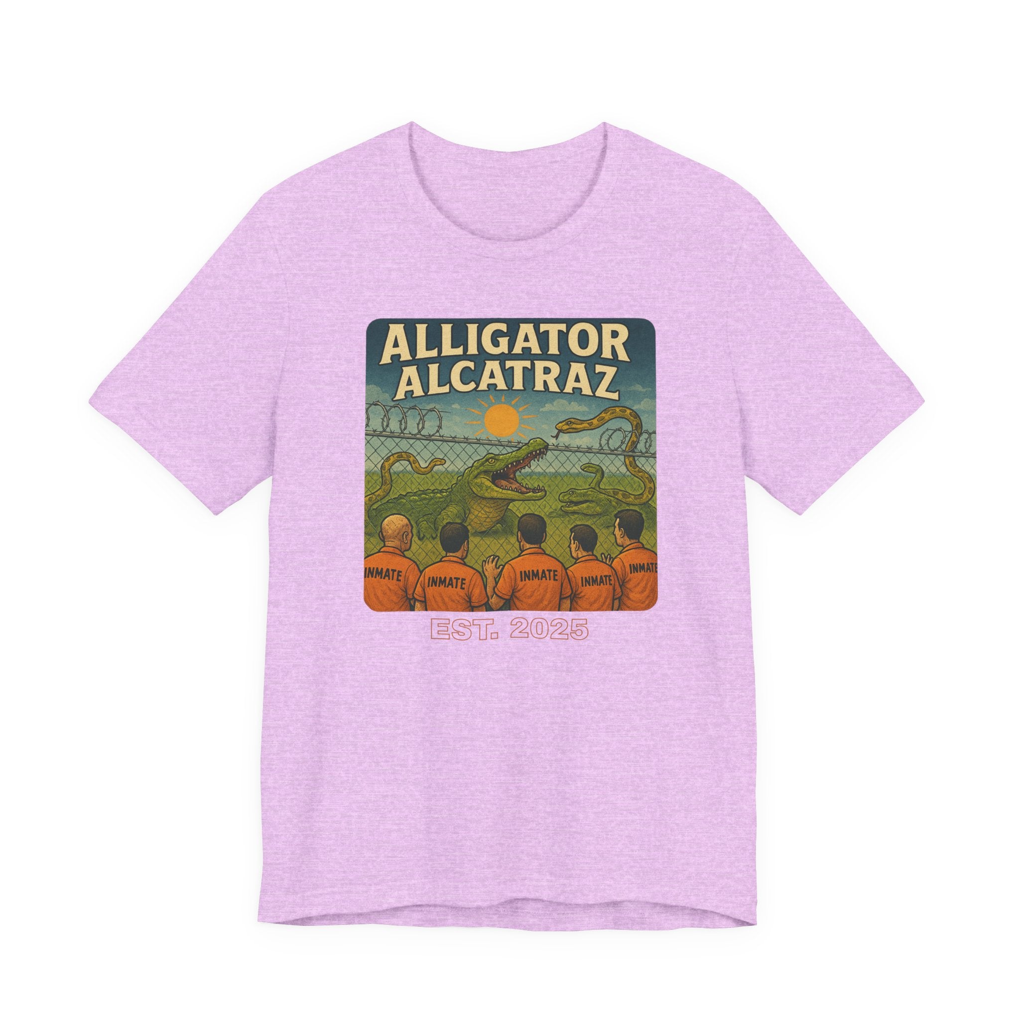 Vintage Alligator Alcatraz Tee: Fun Graphic Tee