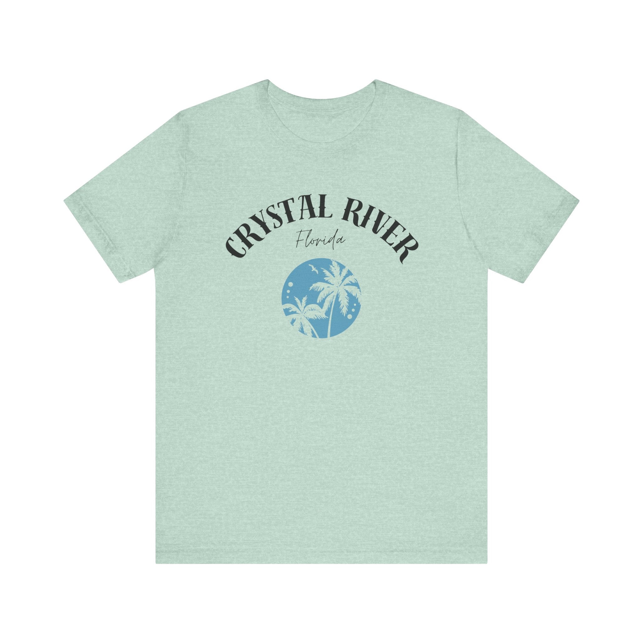 Crystal River Florida Tropical Tee - Unisex Jersey Short Sleeve Shirt