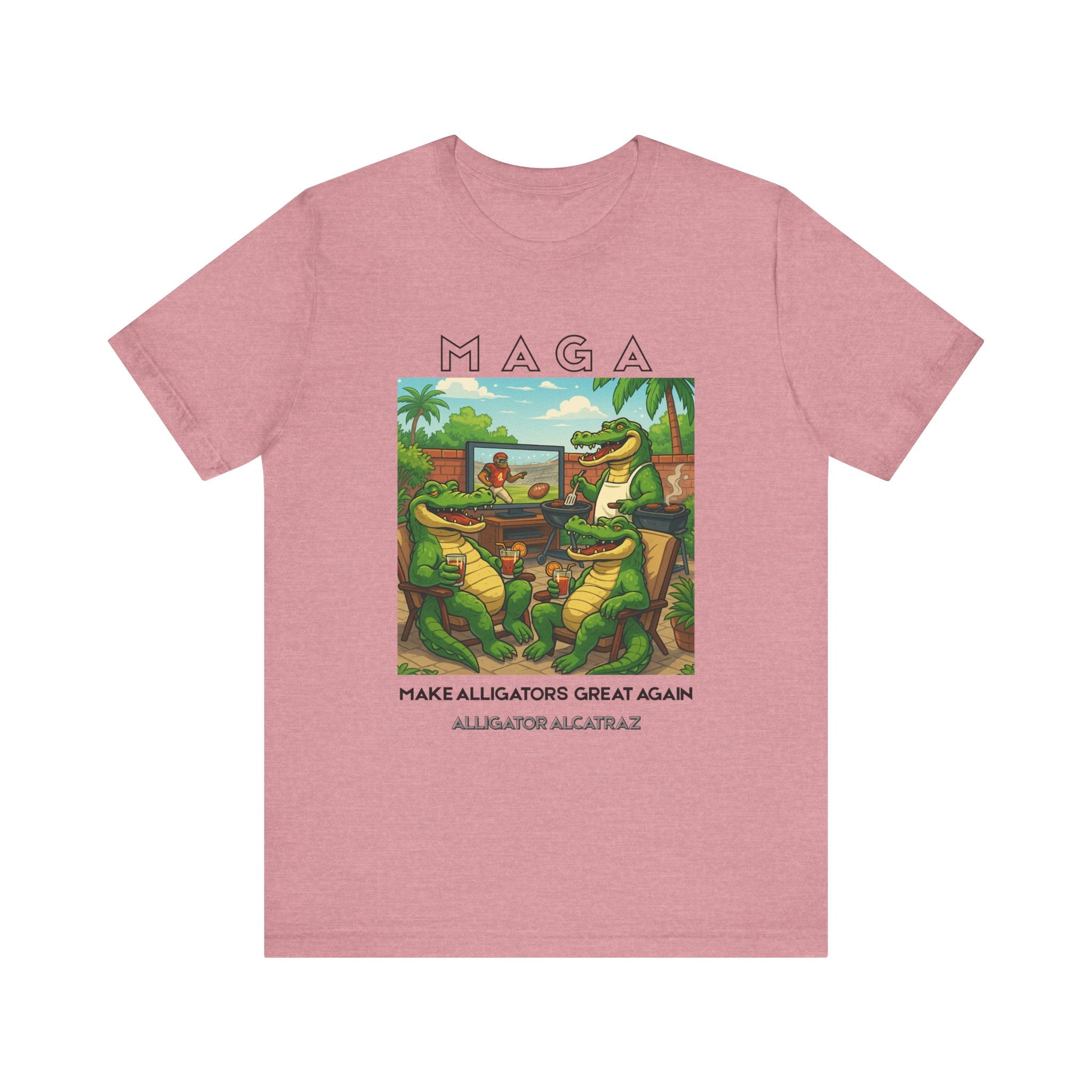 MAGA Make Alligators Great Again, Funny Animal Shirt, Quirky Graphic T-Shirt