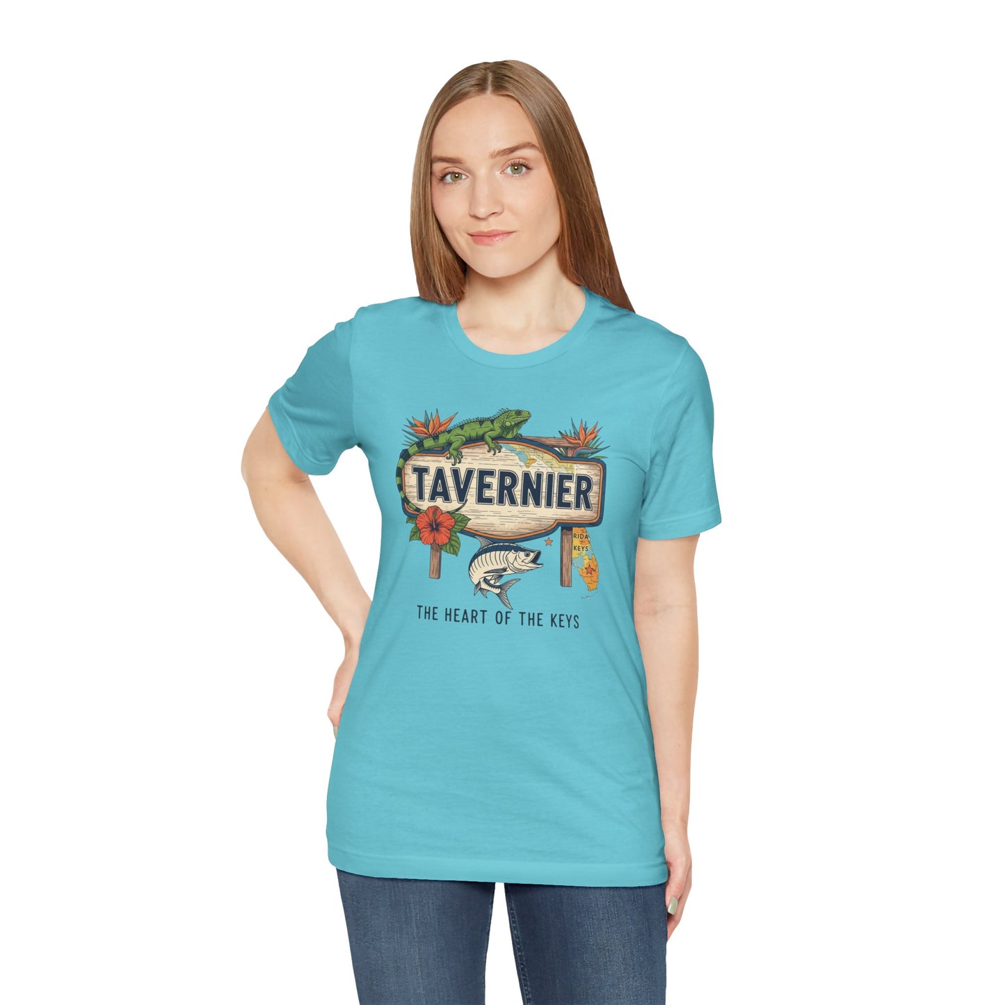 FLORIDA KEYS COLLECTION Tavernier Tropical Graphic Tee, Beachwear