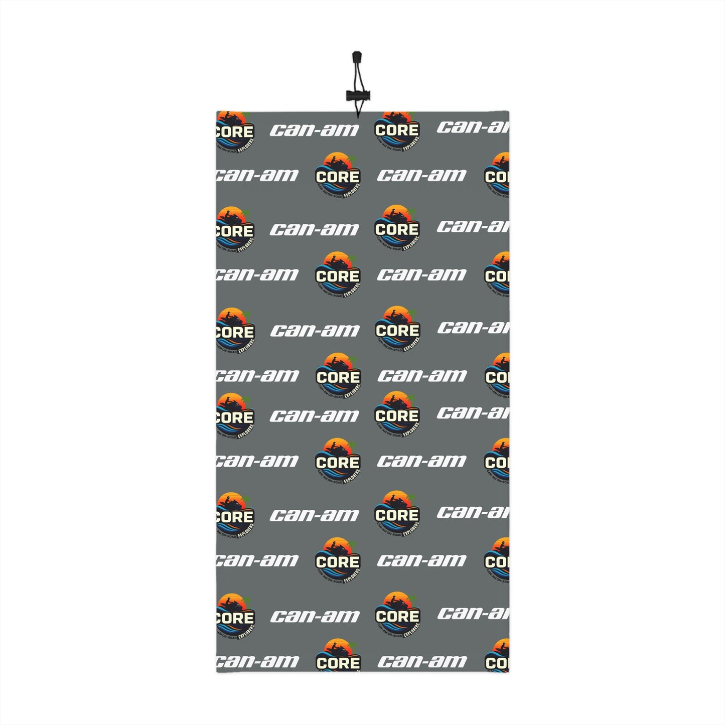 Can-Am CORE Branded Winter Neck Gaiter with Drawstring — Windproof Cold-Weather Face Mask