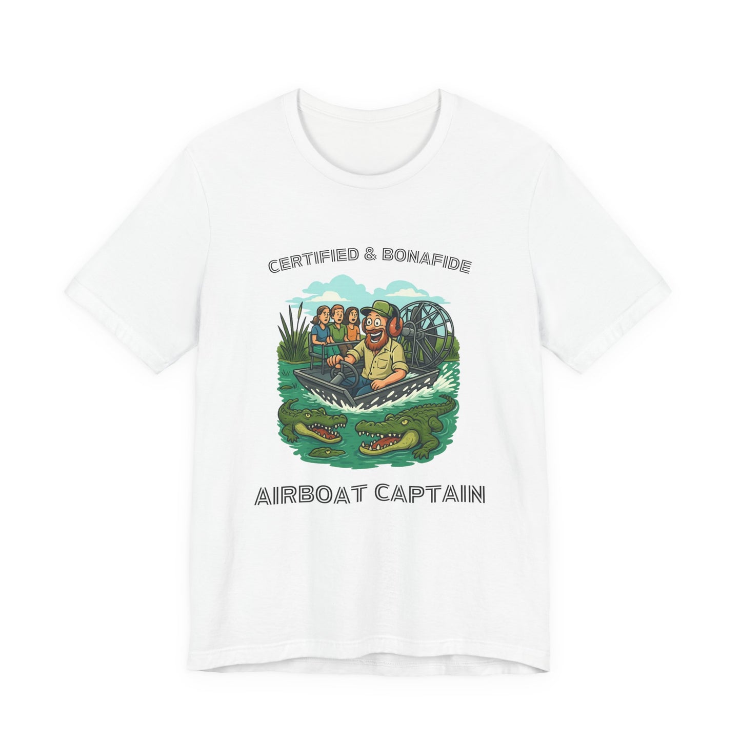 Airboat Captain Tee - Adventure Awaits! Perfect for Outdoor Enthusiasts