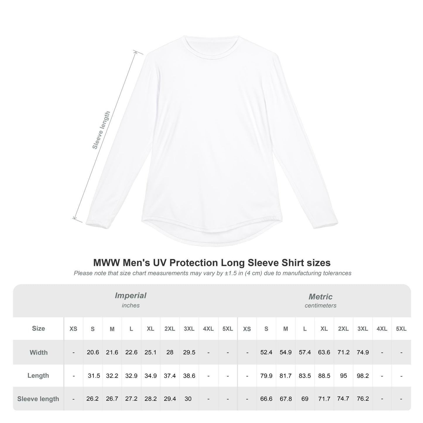 VENTURX™ Coastal Blue Men's UV Protection Long Sleeve Surf Shirt