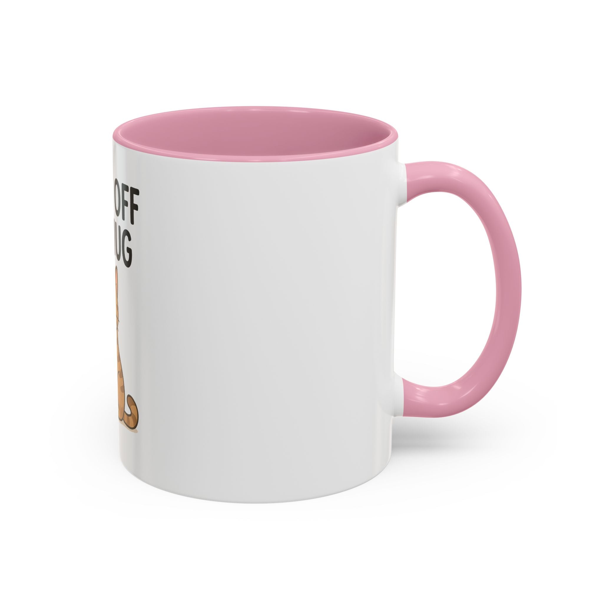 Funny Cat Mug - "Paws Off My Mug" - Colorful 11oz & 15oz Coffee Cup