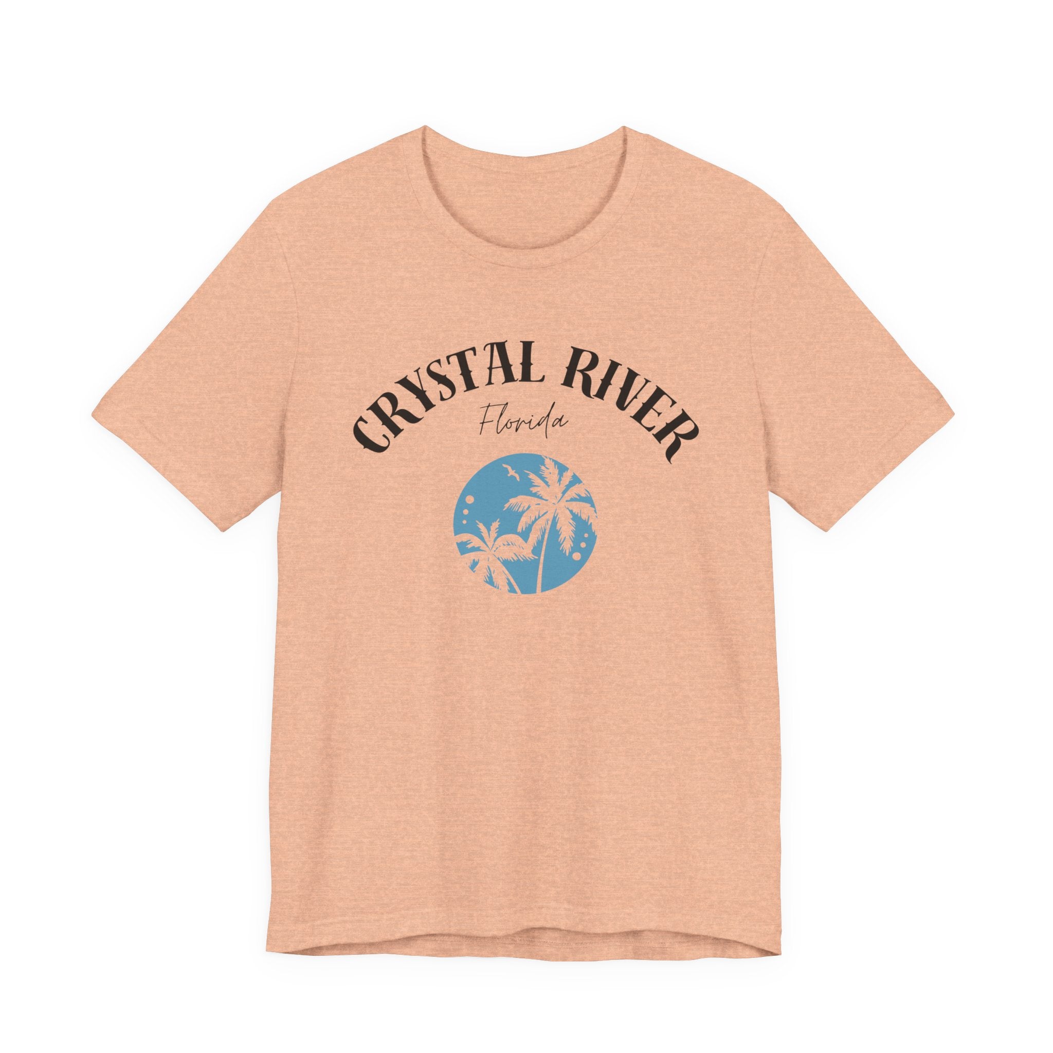 Crystal River Florida Tropical Tee - Unisex Jersey Short Sleeve Shirt