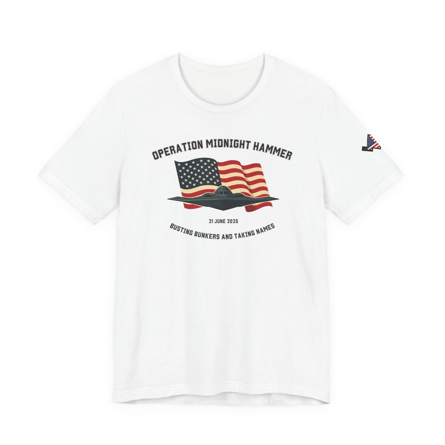 Operation Midnight Hammer, B2 Stealth Bomber Casual Shirt, Gift for Veterans